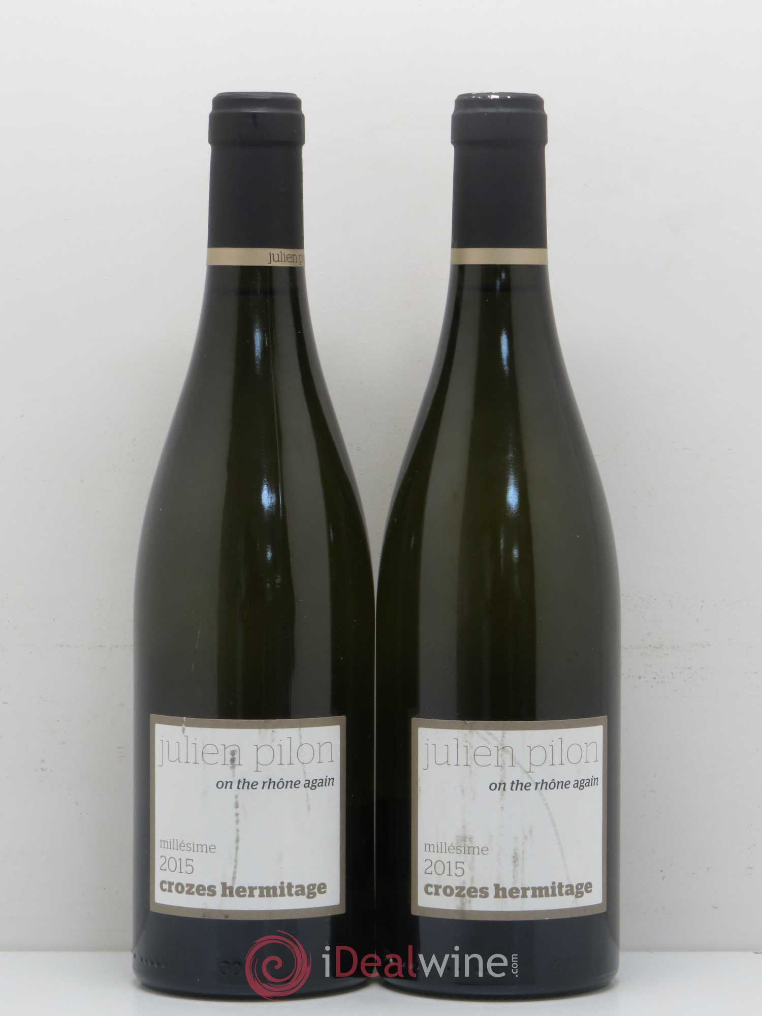 Crozes-Hermitage On the Rhône again Julien Pilon 2015 - Posten von 2 Flaschen - 0