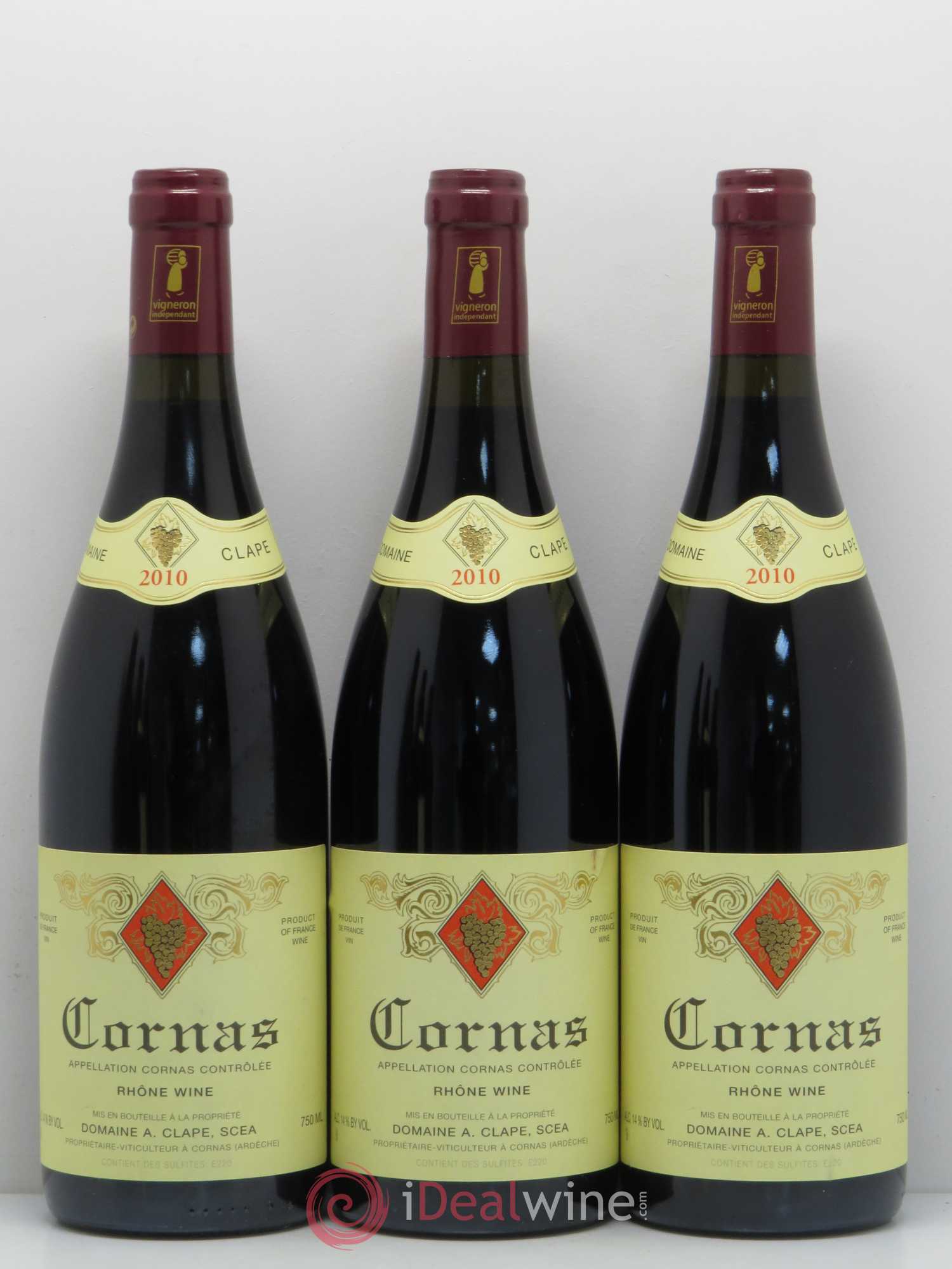 Cornas Auguste Clape 2010 - Posten von 6 Flaschen - 2