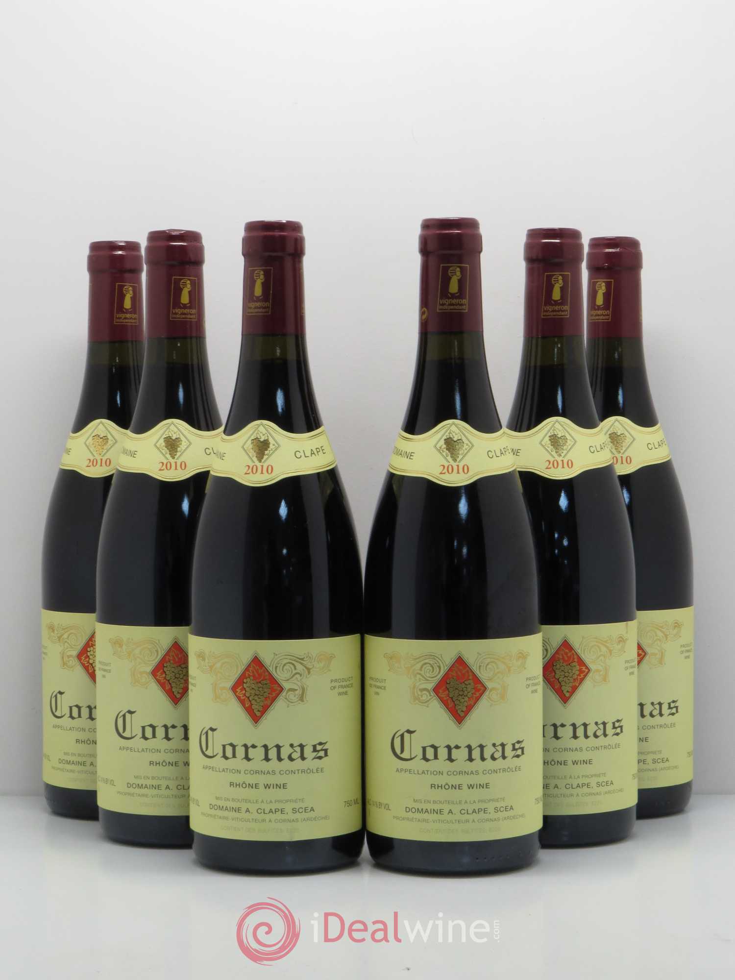 Cornas Auguste Clape 2010 - Posten von 6 Flaschen - 0