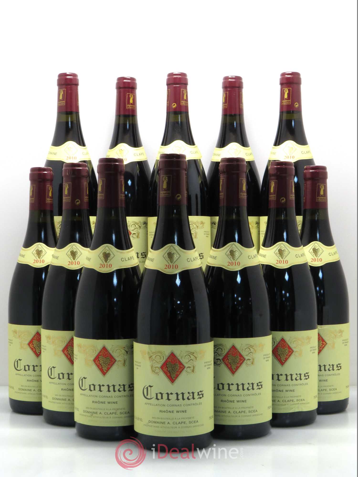Cornas Auguste Clape 2010 - Lot de 12 bouteilles - 0