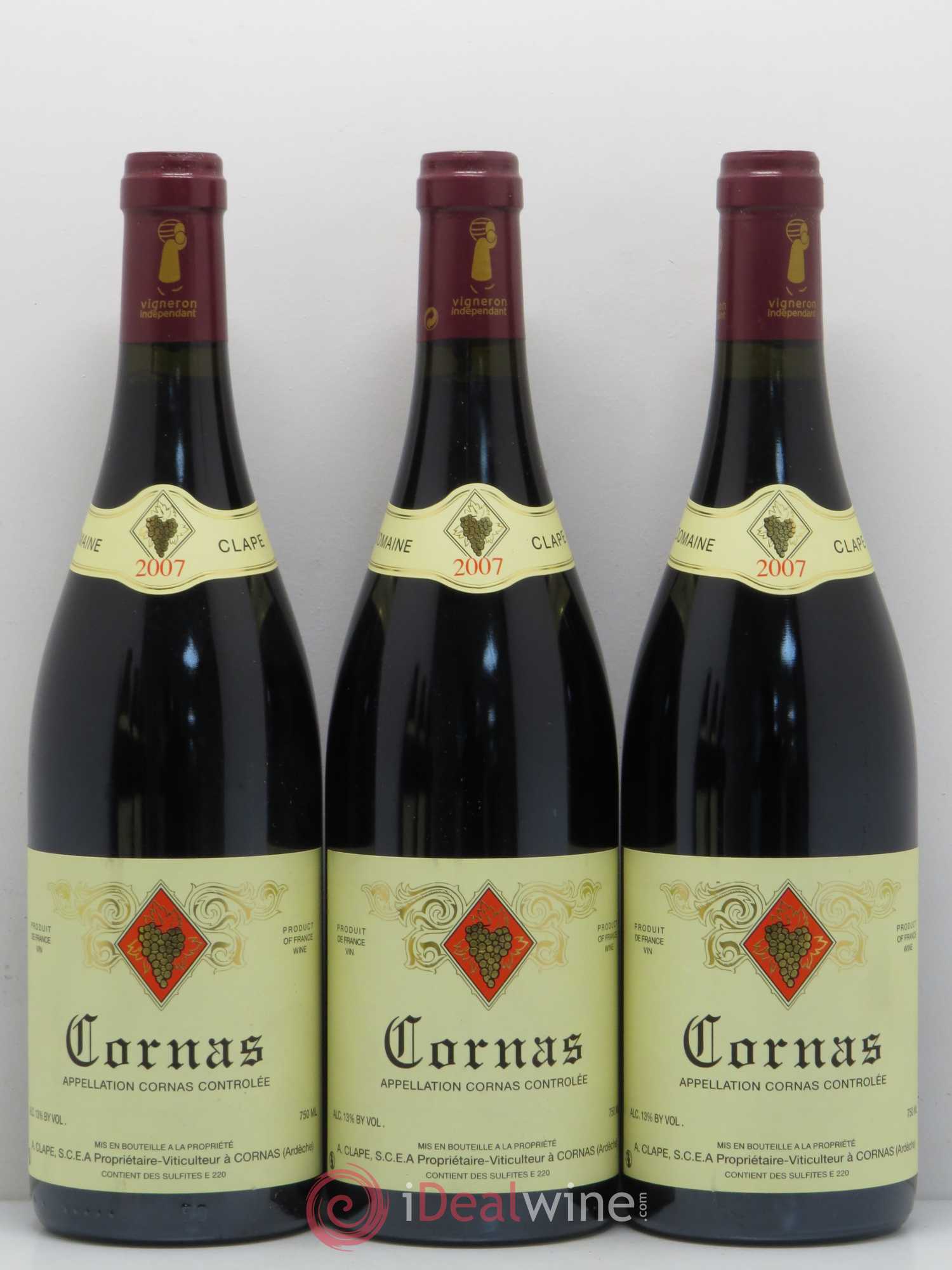 Cornas Auguste Clape 2007 - Lot de 6 bouteilles - 2