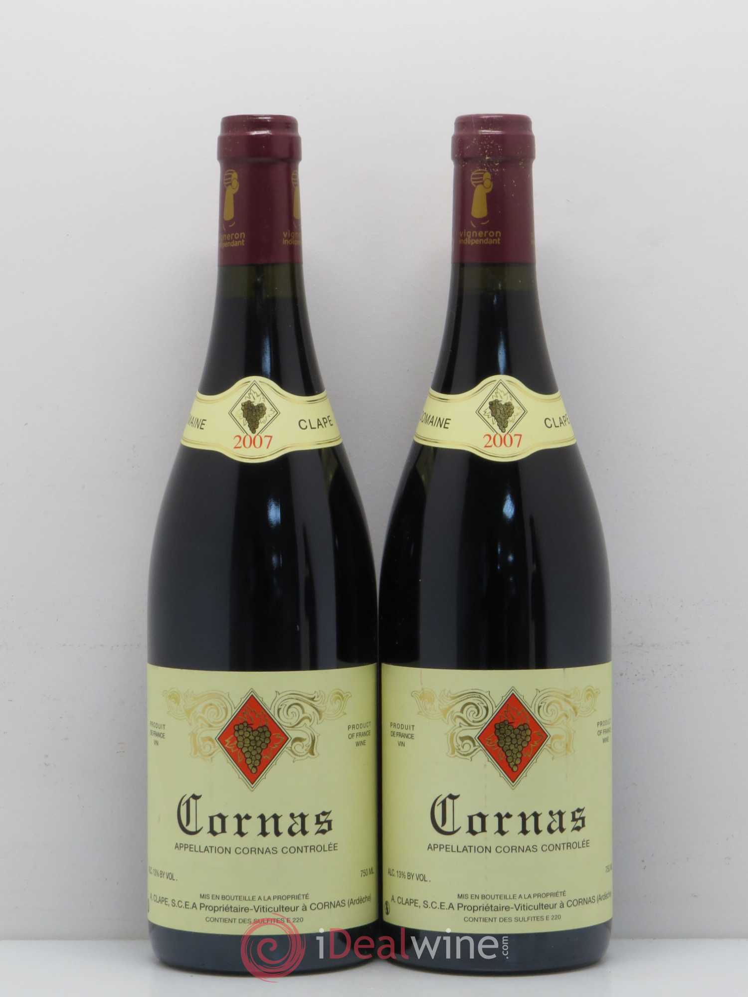 Cornas Auguste Clape 2007 - Lot de 2 bouteilles - 0