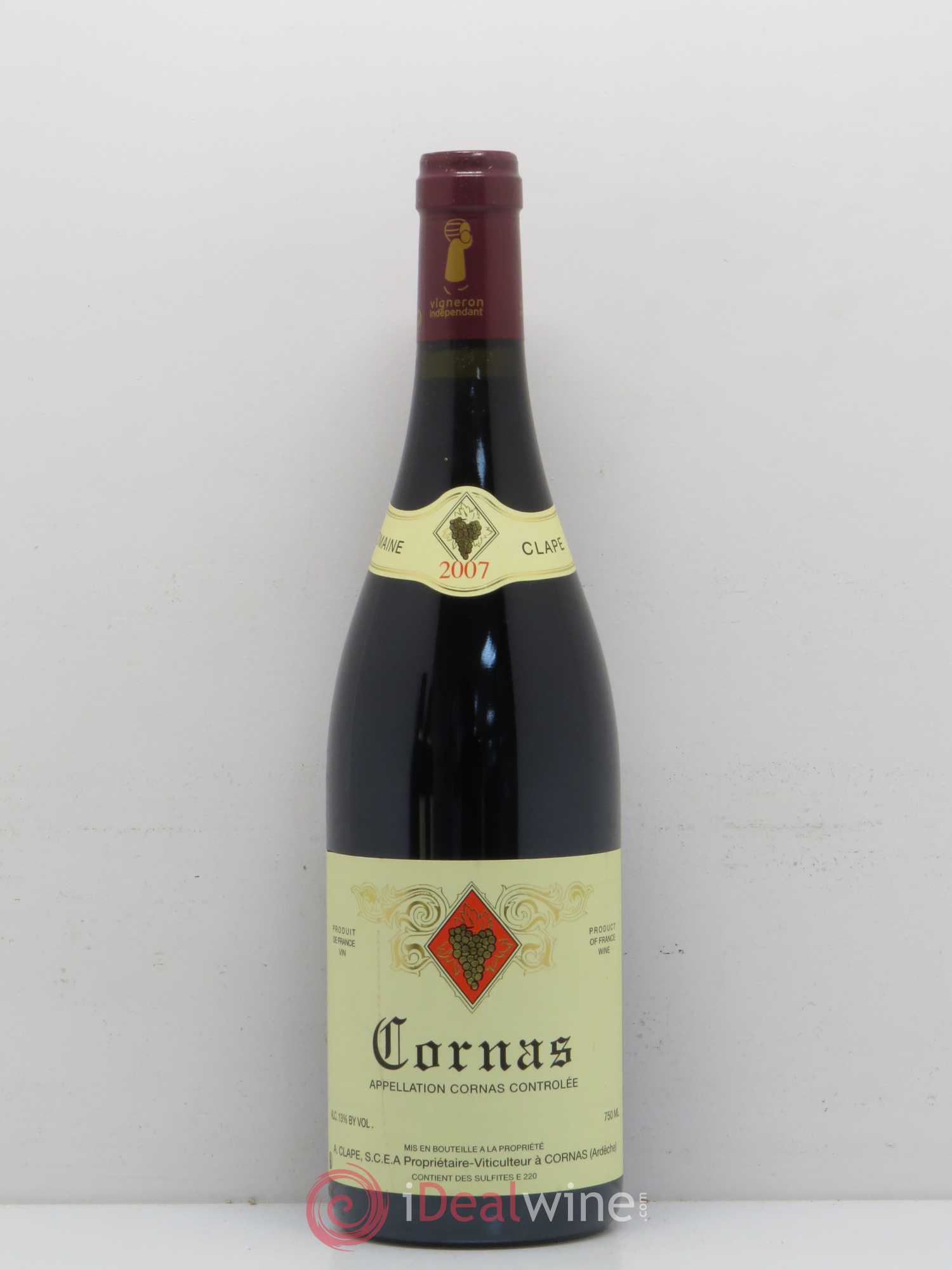 Cornas Auguste Clape 2007 - Lot de 1 bouteille - 0