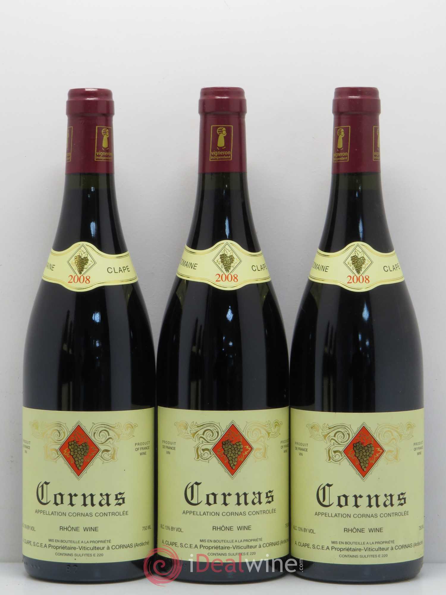 Cornas Auguste Clape 2008 - Lot de 6 bouteilles - 2