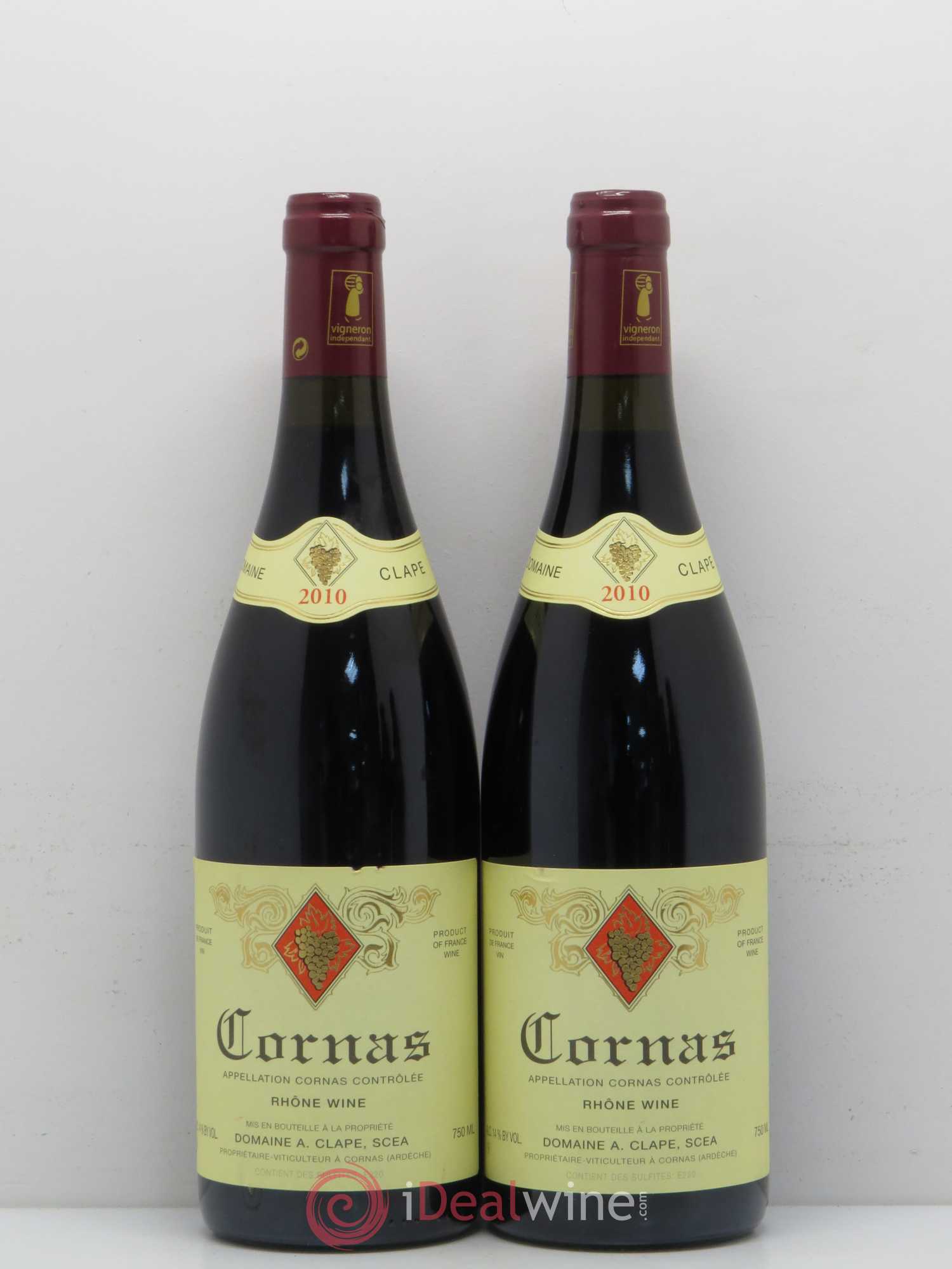 Cornas Auguste Clape 2010 - Posten von 2 Flaschen - 0