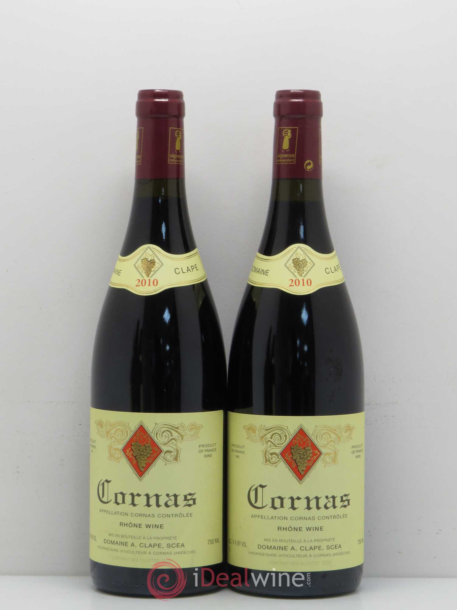 Cornas Auguste Clape 2010 - Posten von 2 Flaschen - 0