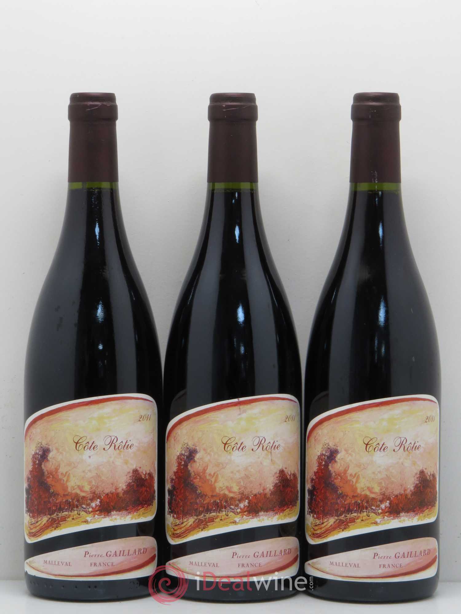 Côte-Rôtie Pierre Gaillard 2011 - Lot de 3 bouteilles - 0