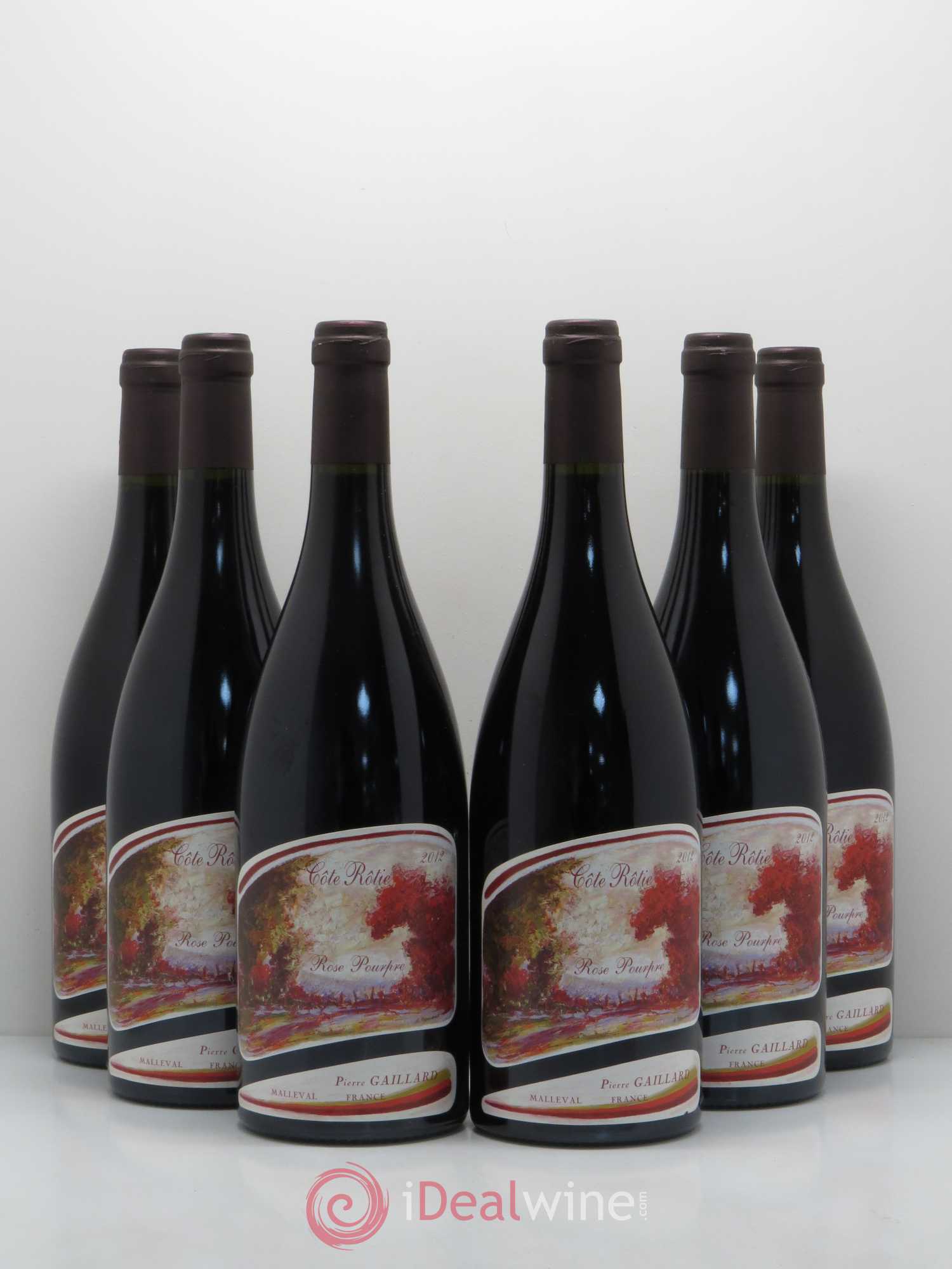 Côte-Rôtie Rose Pourpre Pierre Gaillard 2012 - Lot de 6 bouteilles - 0