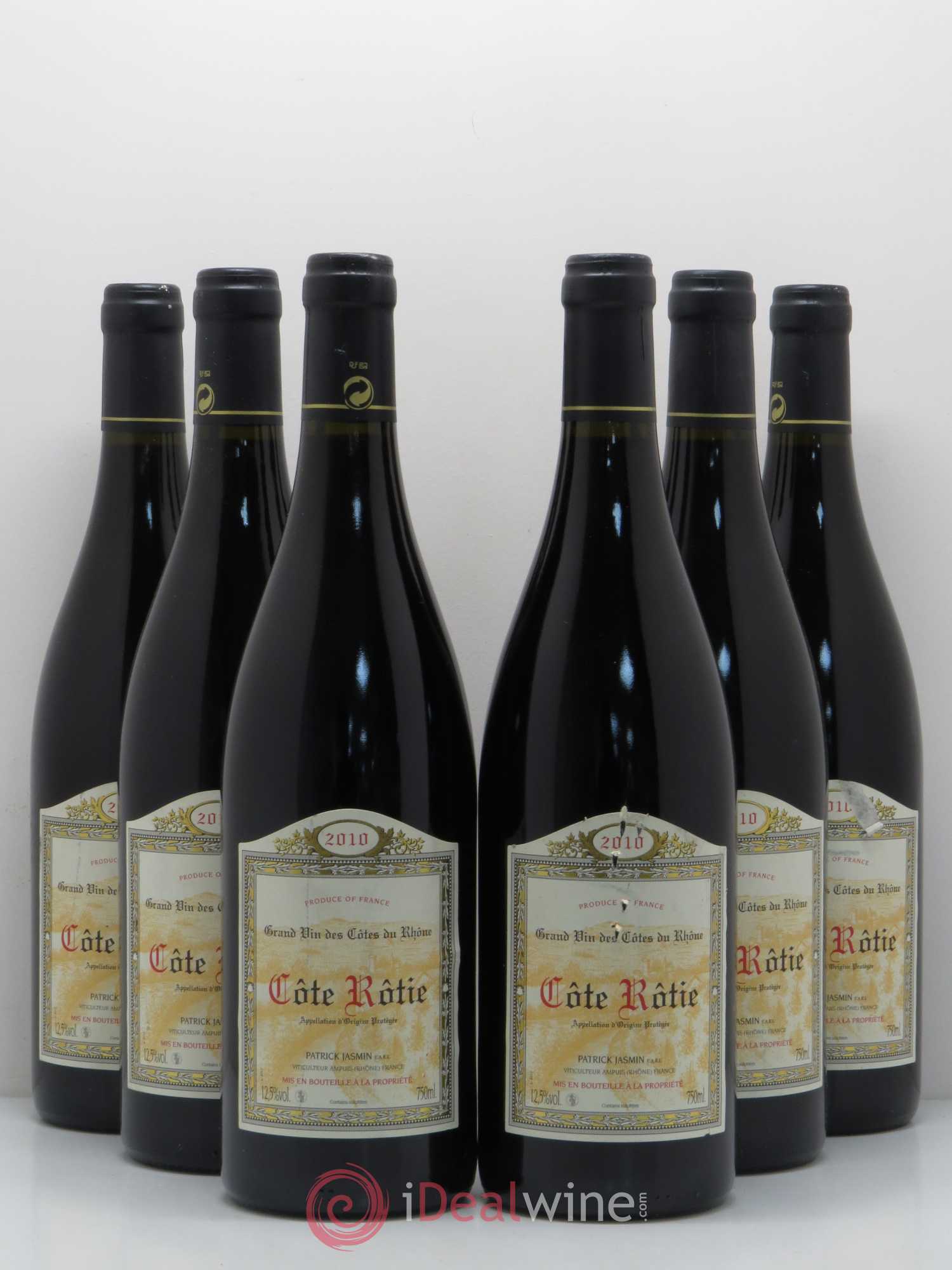 Côte-Rôtie Jasmin (Domaine) 2010 - Lot de 6 bouteilles - 0