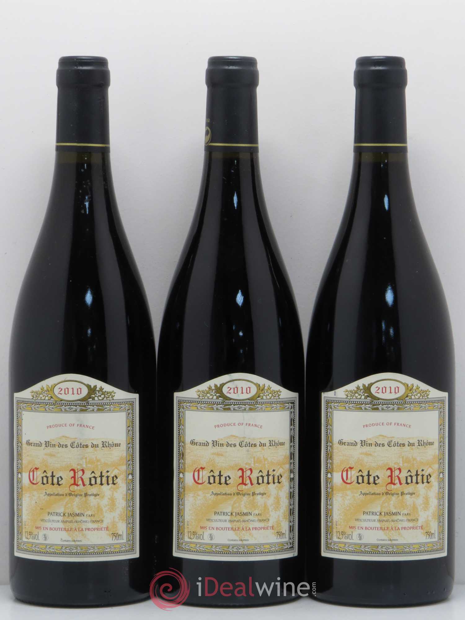 Côte-Rôtie Jasmin (Domaine) 2010 - Lot de 3 bouteilles - 0