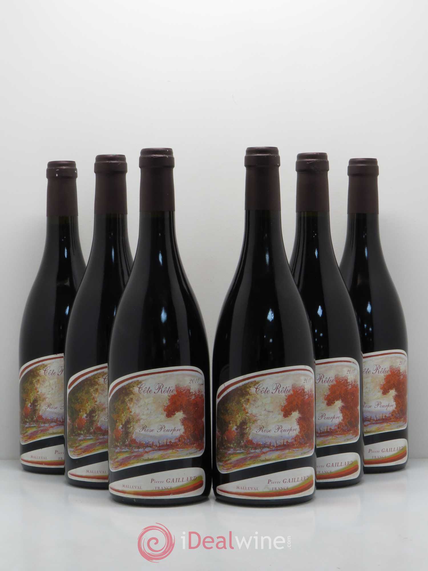 Côte-Rôtie Rose Pourpre Pierre Gaillard 2011 - Lot de 6 bouteilles - 0