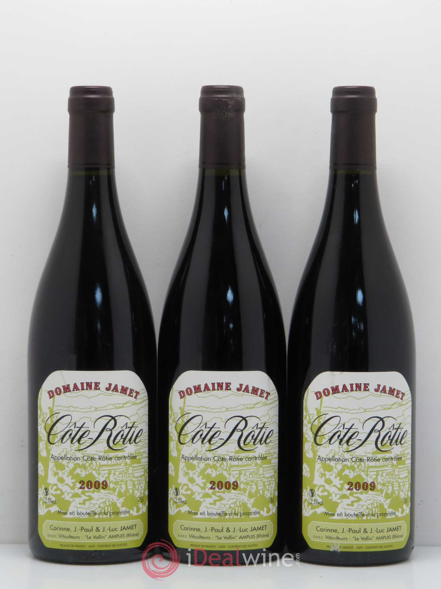 Côte-Rôtie Jamet (Domaine) 2009 - Lot de 3 bouteilles - 0