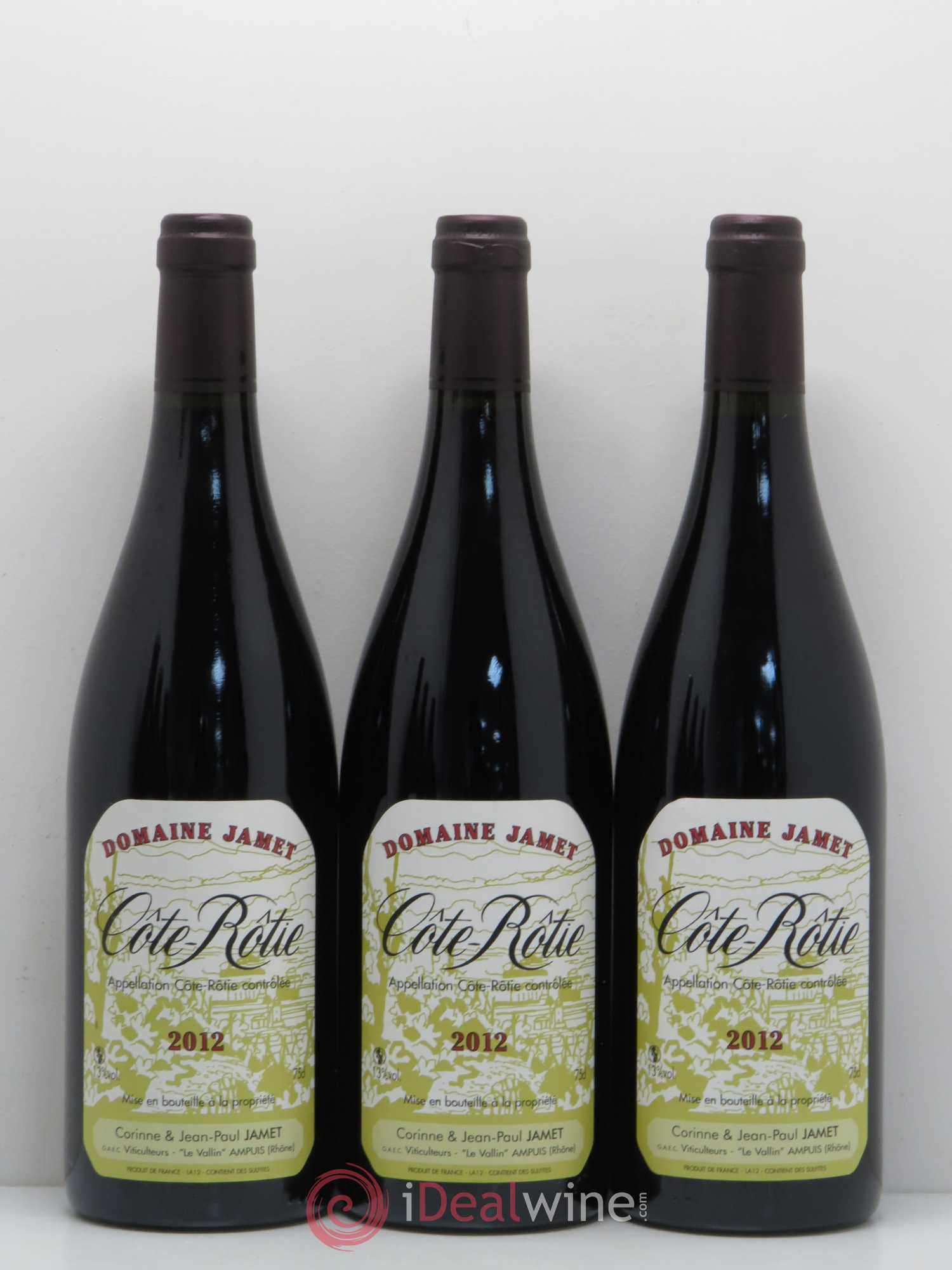 Côte-Rôtie Jamet (Domaine) 2012 - Lot de 6 bouteilles - 1