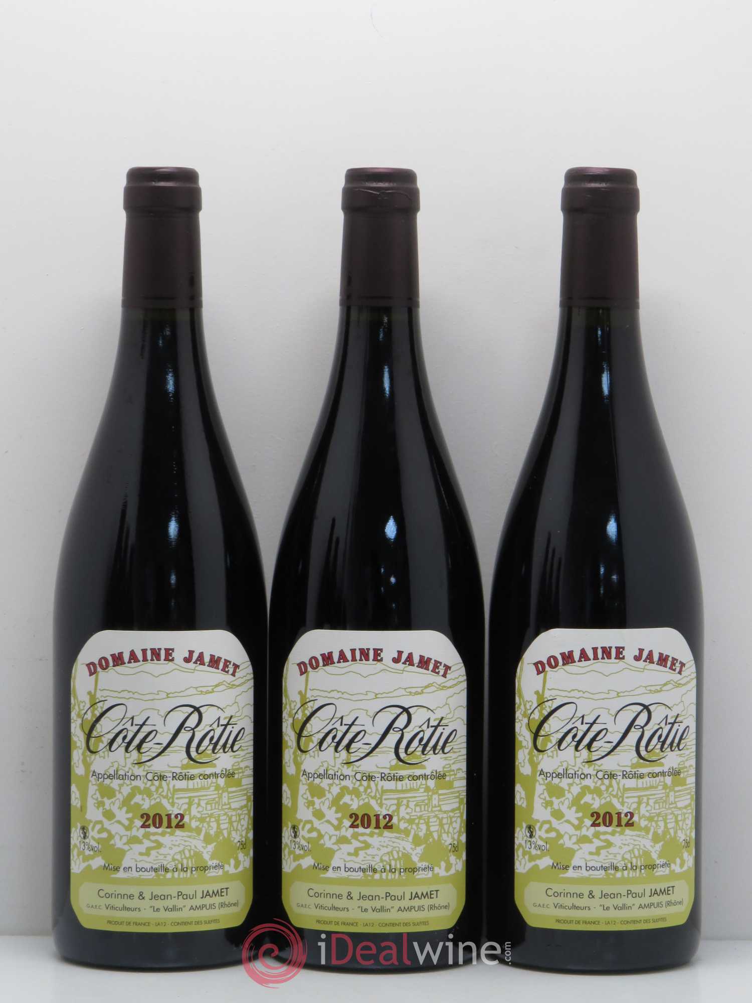 Côte-Rôtie Jamet (Domaine) 2012 - Lot de 6 bouteilles - 2