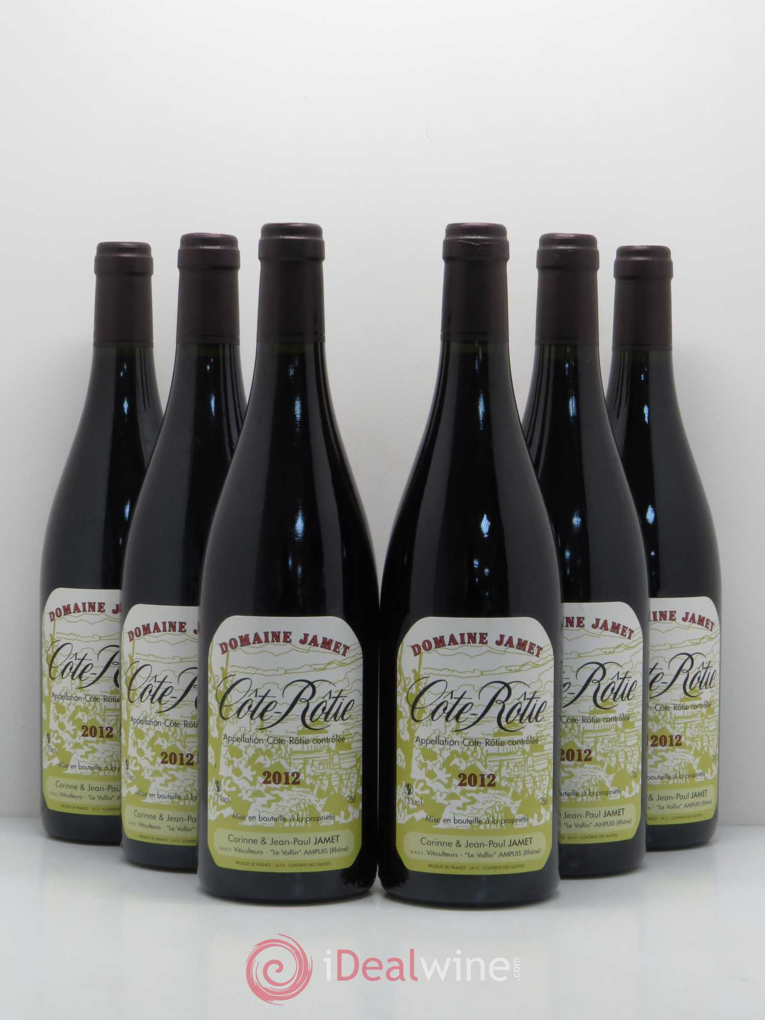 Côte-Rôtie Jamet (Domaine) 2012 - Lot de 6 bouteilles - 0
