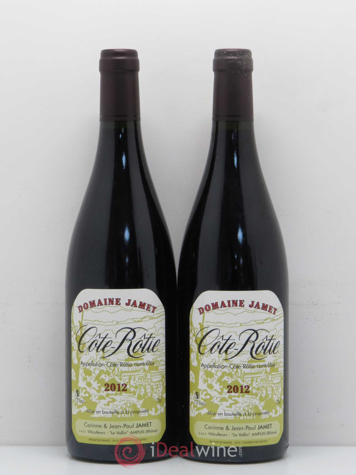 Côte-Rôtie Jamet (Domaine) 2012 - Lot de 2 bouteilles - 0