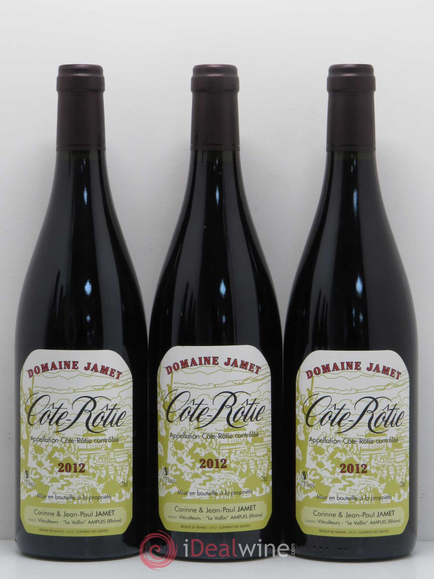 Côte-Rôtie Jamet (Domaine) 2012 - Lot de 6 bouteilles - 2