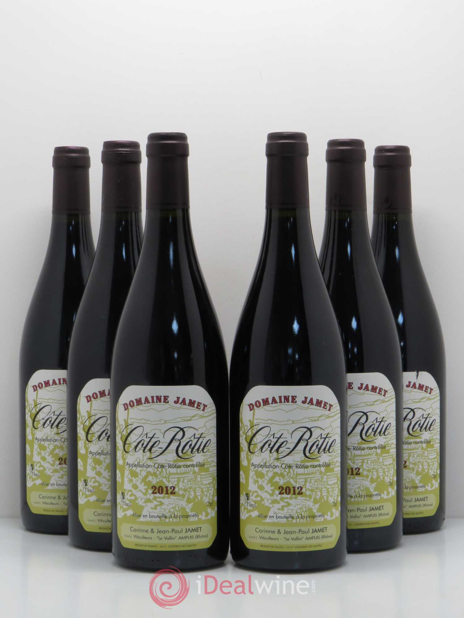 Côte-Rôtie Jamet (Domaine) 2012 - Lot de 6 bouteilles - 0