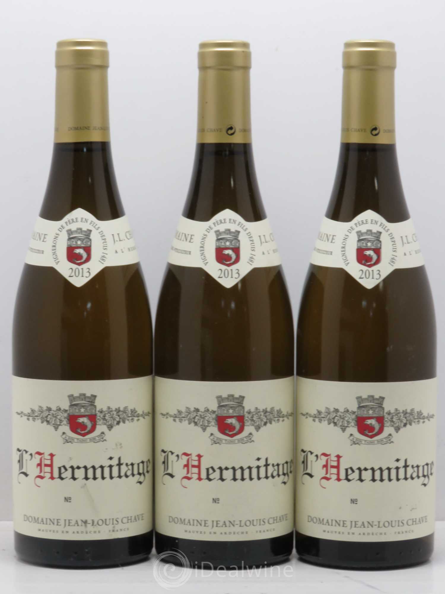 Hermitage Jean-Louis Chave 2013 - Lot de 3 bouteilles - 0