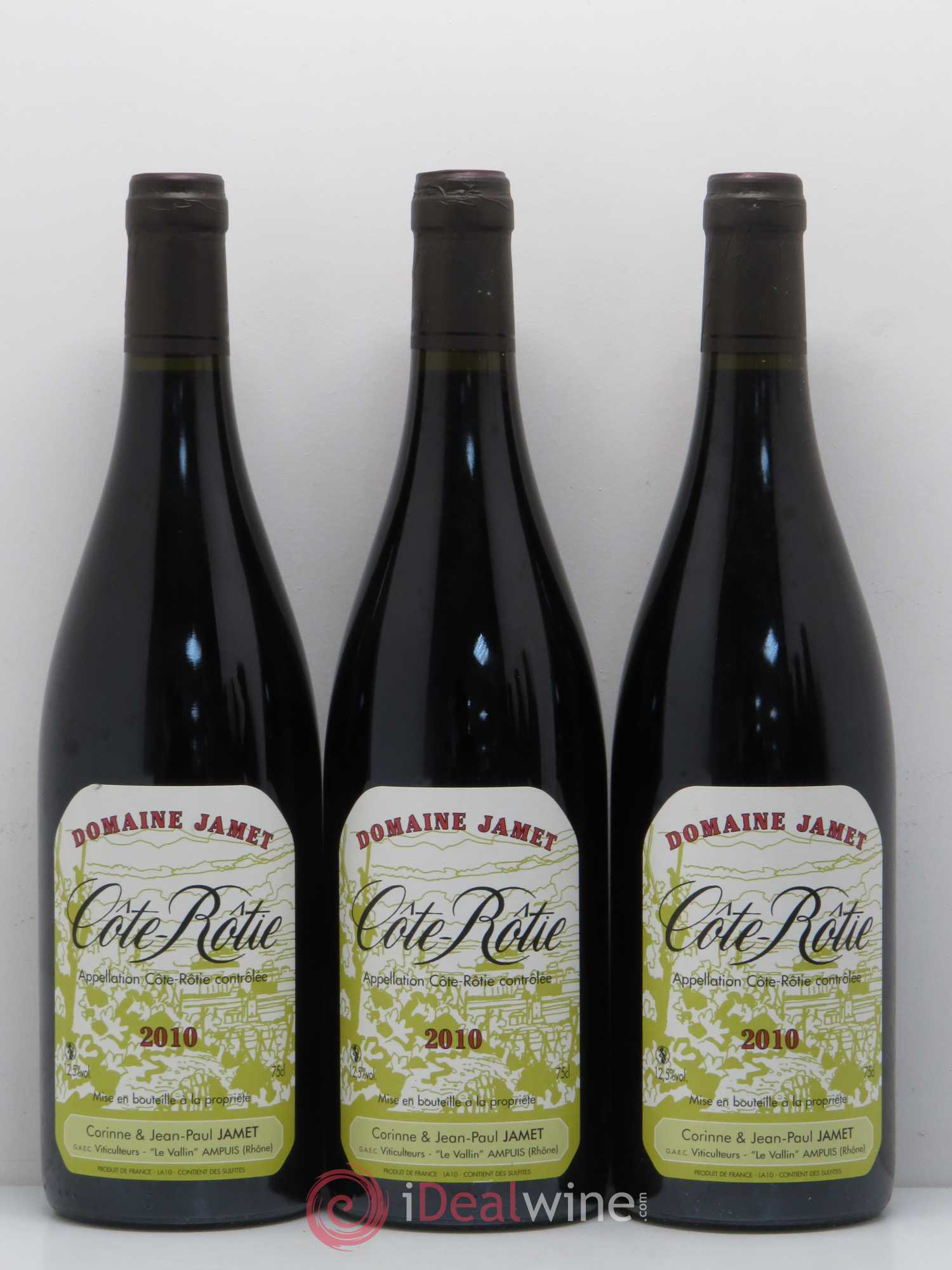Côte-Rôtie Jamet (Domaine) 2010 - Lot de 6 bouteilles - 1