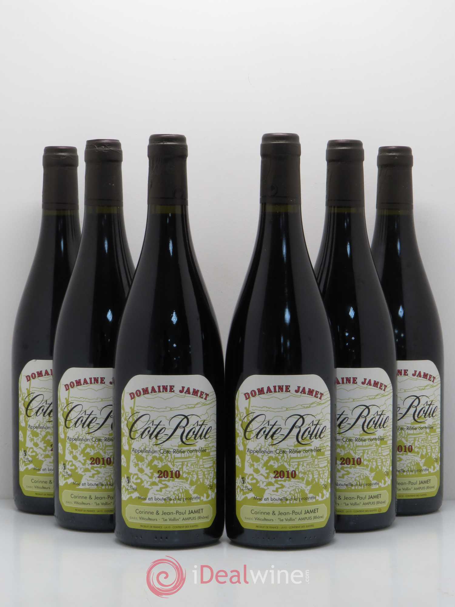 Côte-Rôtie Jamet (Domaine) 2010 - Lot de 6 bouteilles - 0