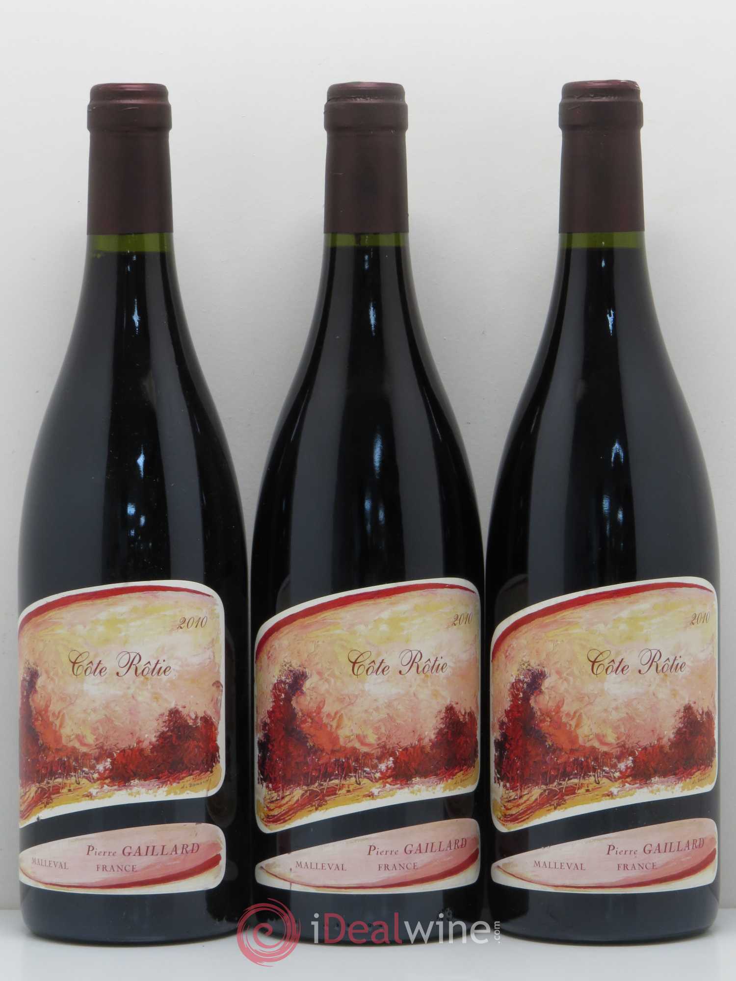 Côte-Rôtie Pierre Gaillard 2010 - Lot de 3 bouteilles - 0