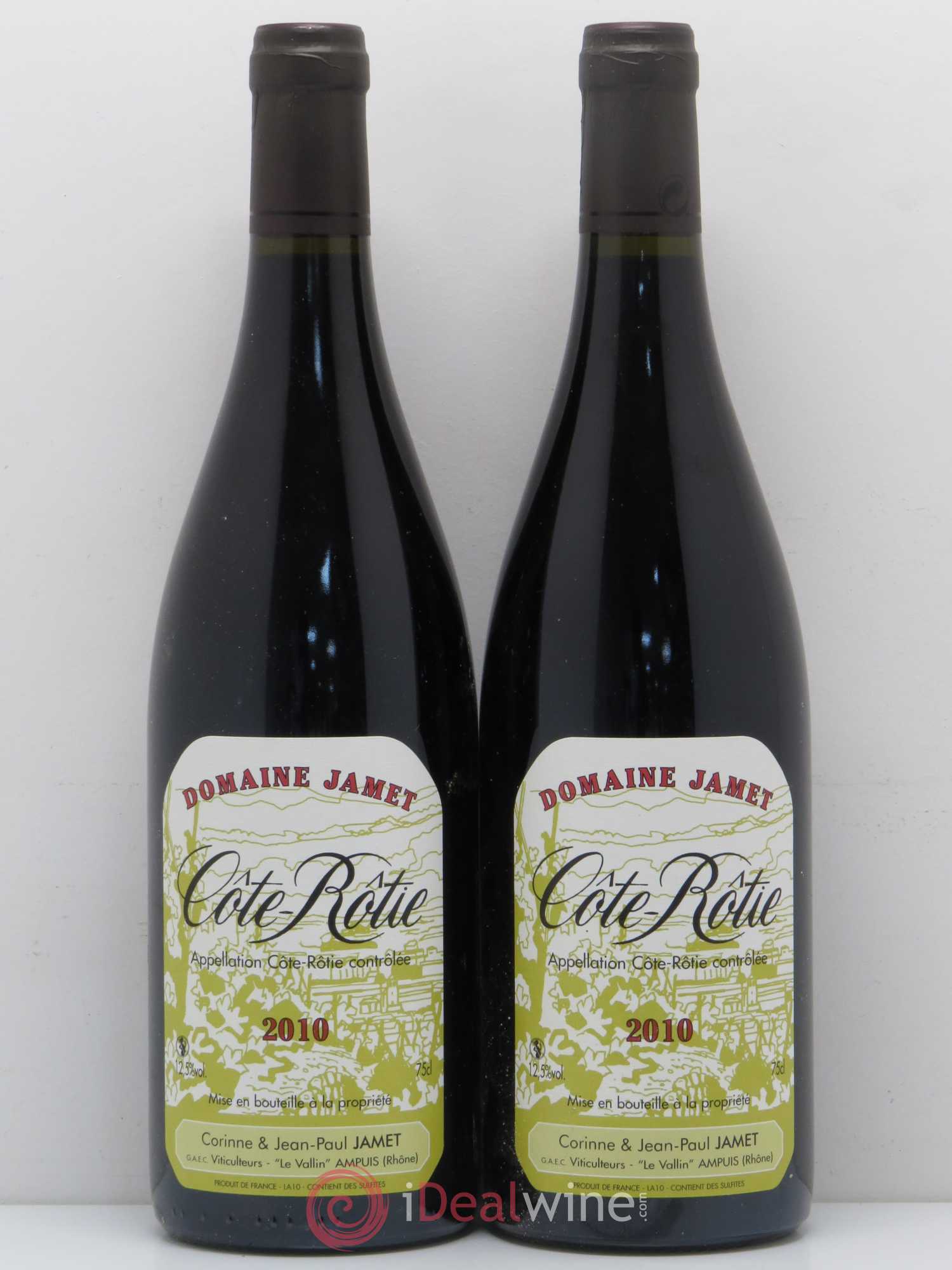 Côte-Rôtie Jamet (Domaine) 2010 - Lot de 2 bouteilles - 0