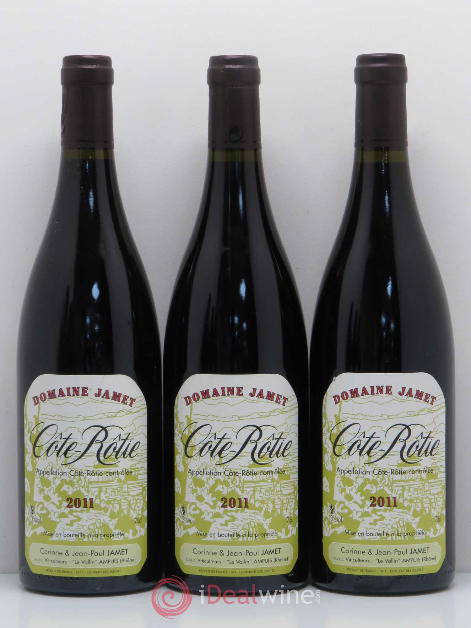 Côte-Rôtie Jamet (Domaine) 2011 - Lot de 12 bouteilles - 1
