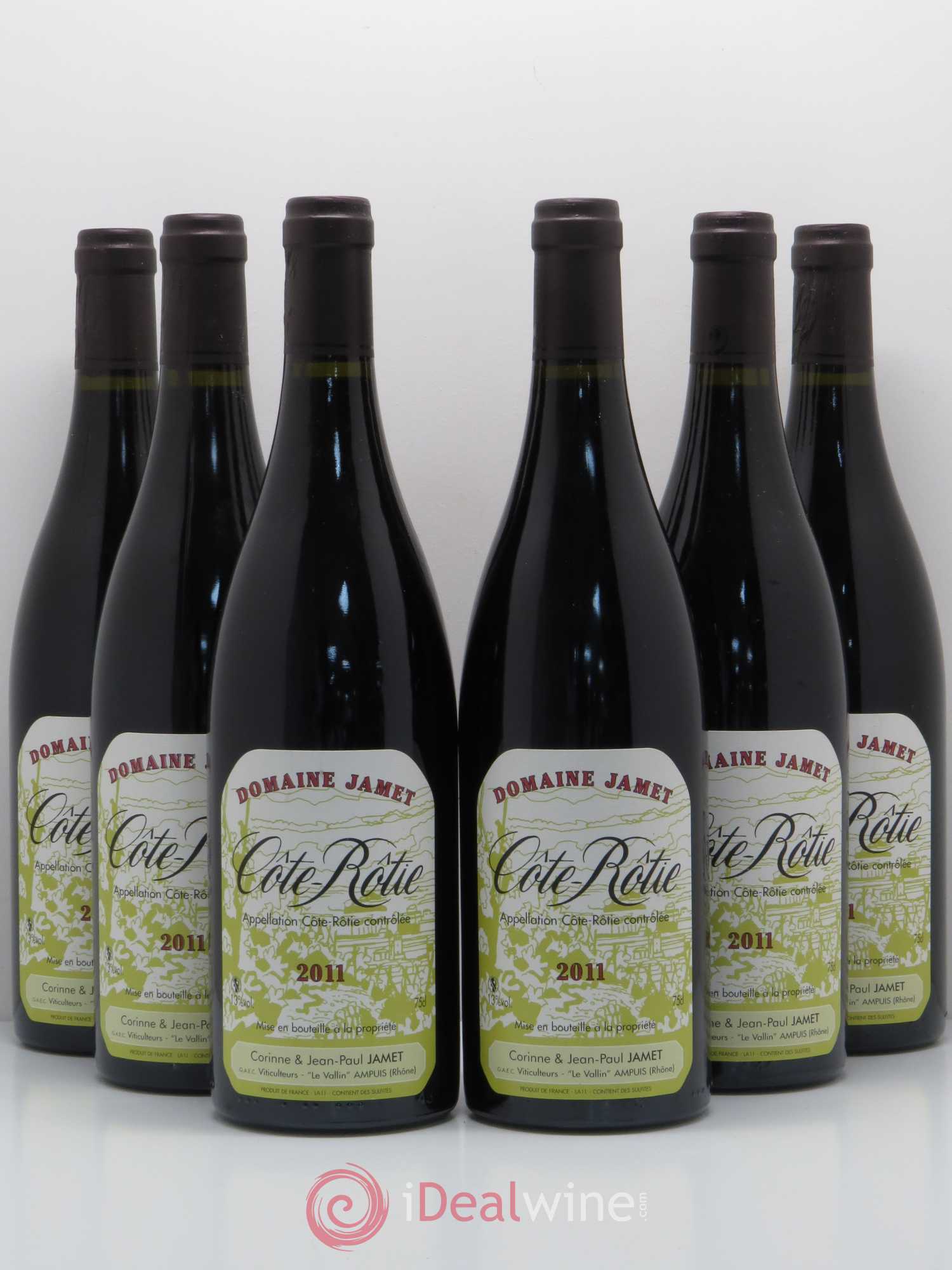 Côte-Rôtie Jamet (Domaine) 2011 - Lot de 6 bouteilles - 0