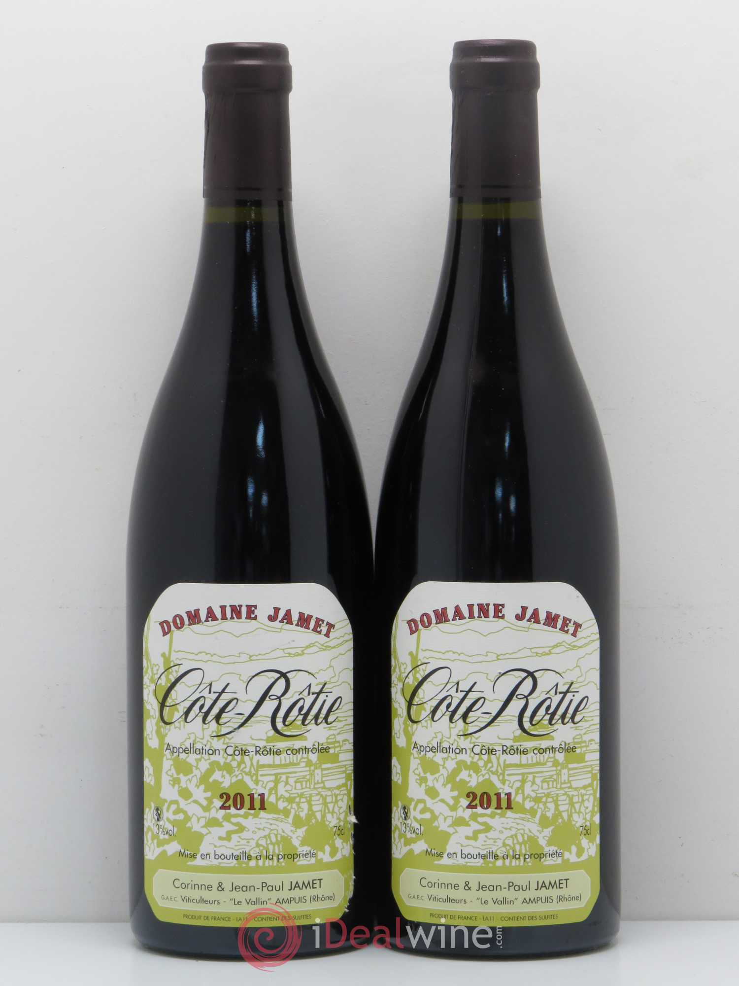 Côte-Rôtie Jamet (Domaine) 2011 - Lot de 2 bouteilles - 0