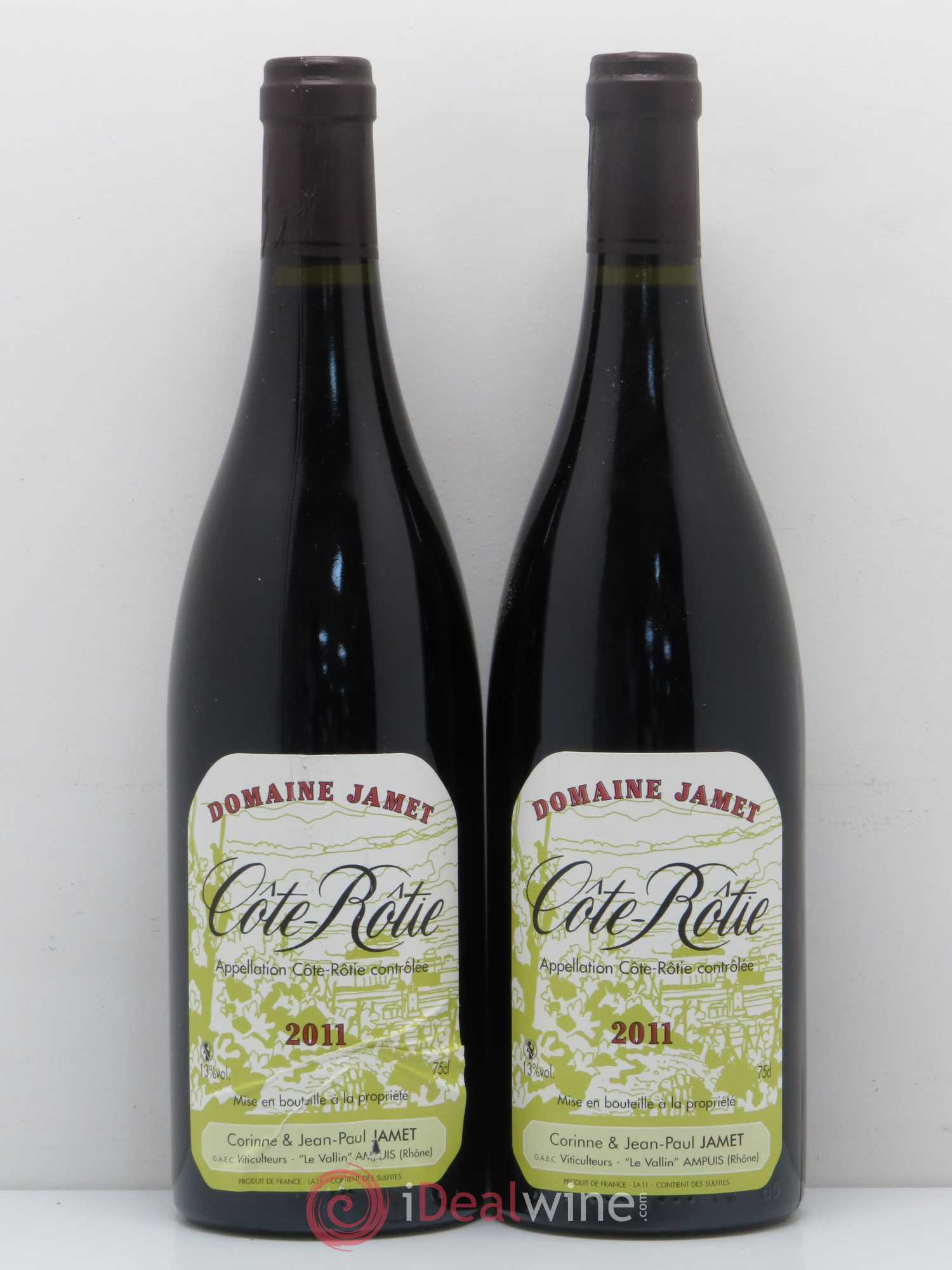 Côte-Rôtie Jamet (Domaine) 2011 - Lot de 2 bouteilles - 0
