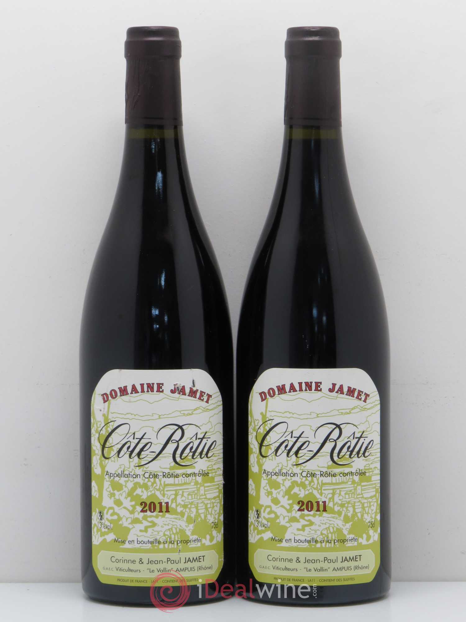 Côte-Rôtie Jamet (Domaine) 2011 - Lot de 2 bouteilles - 0