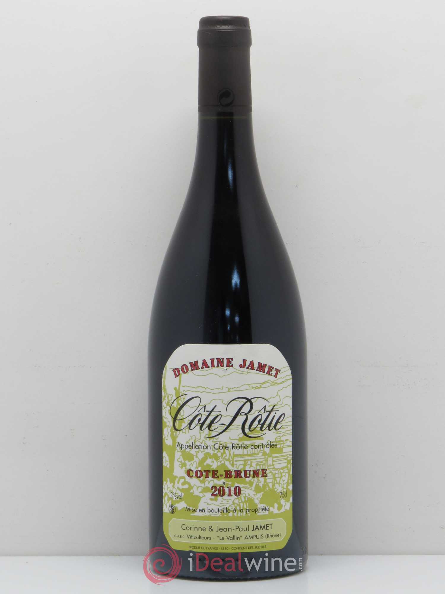 Côte-Rôtie Côte Brune Jamet (Domaine) 2010 - Lot de 1 bouteille - 0