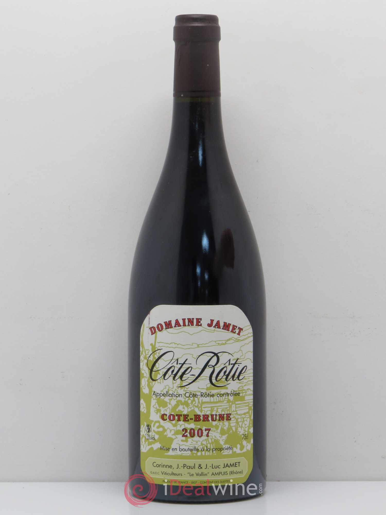 Côte-Rôtie Côte Brune Jamet (Domaine) 2007 - Lot de 1 bouteille - 0