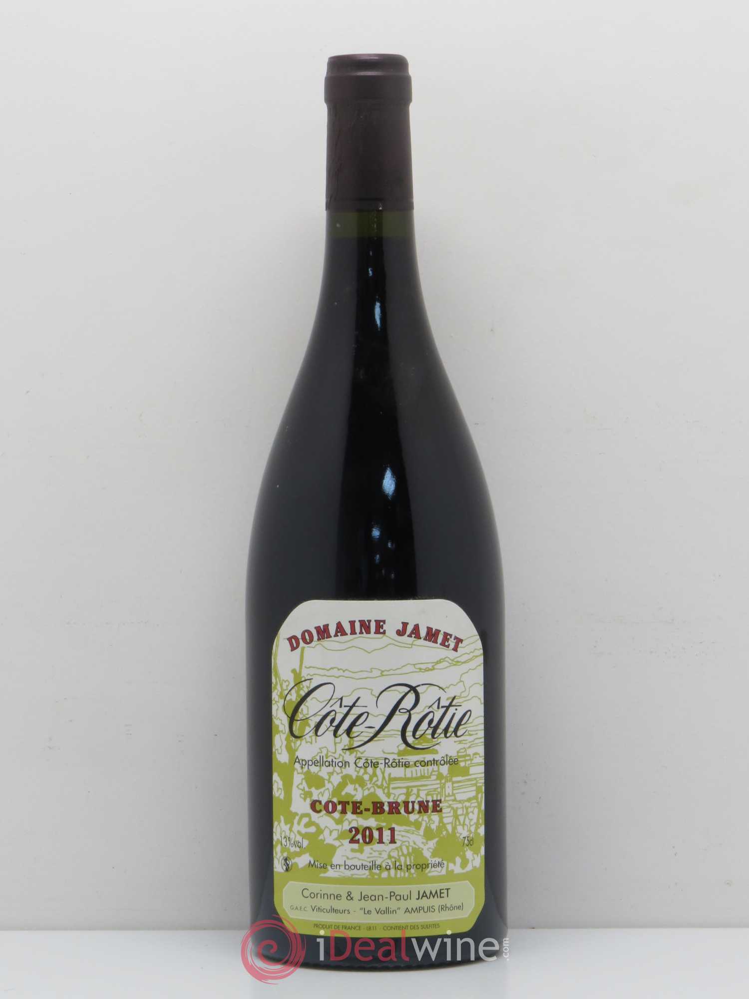 Côte-Rôtie Côte Brune Jamet (Domaine) 2011 - Lot de 1 bouteille - 0