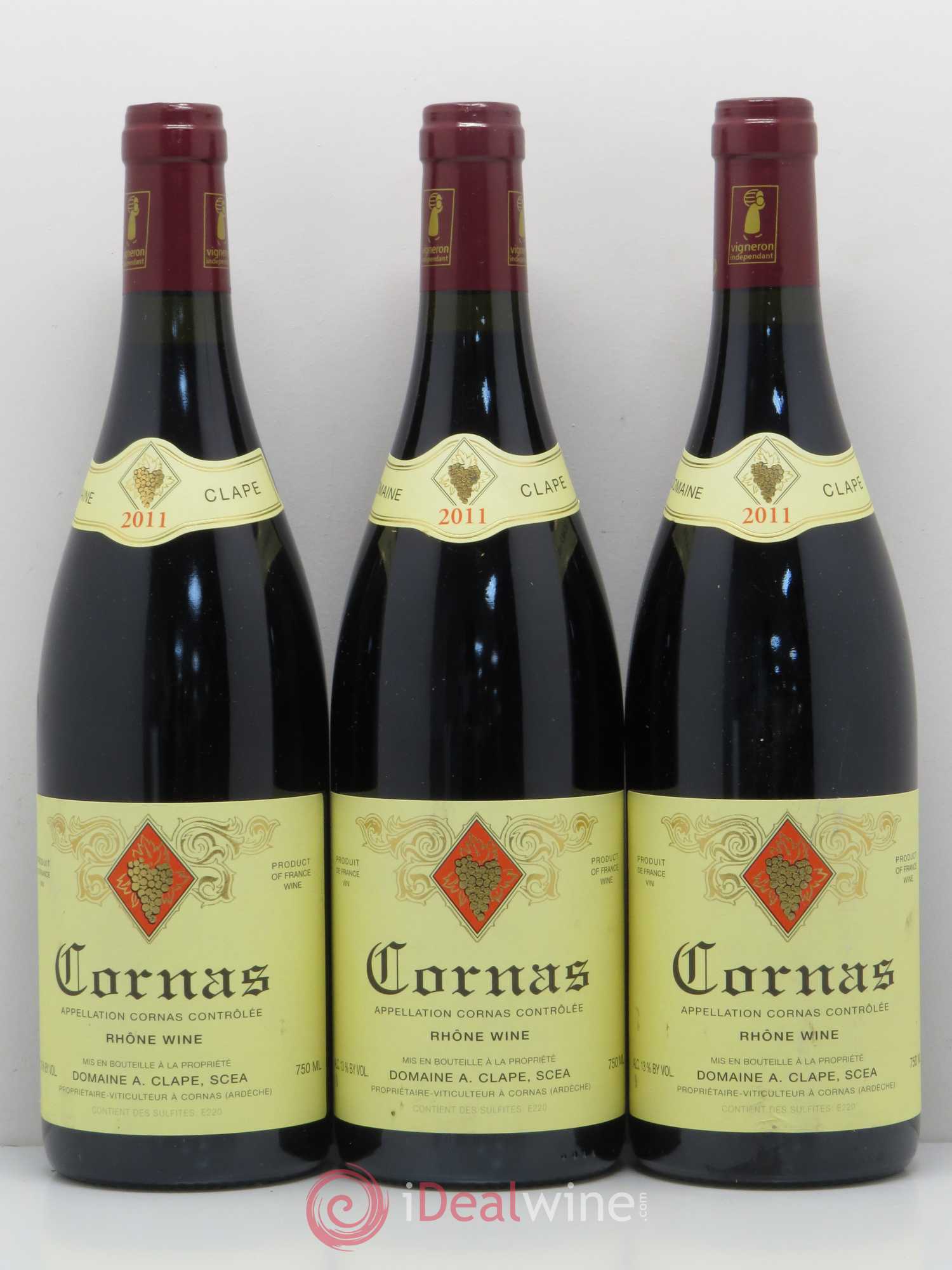 Cornas Auguste Clape 2011 - Posten von 3 Flaschen - 0