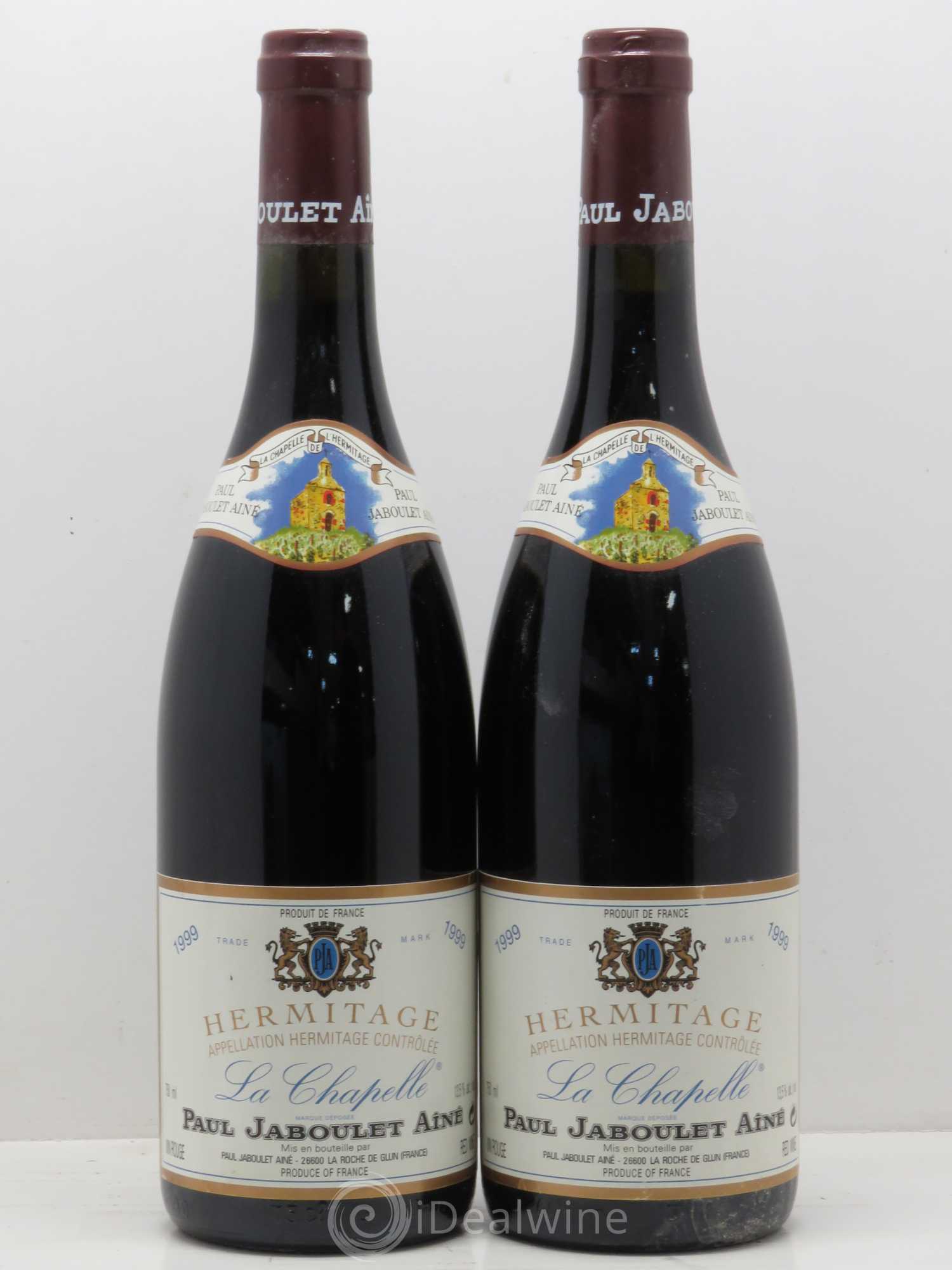Hermitage La Chapelle Paul Jaboulet Ainé 1999 - Lot de 2 bouteilles - 0