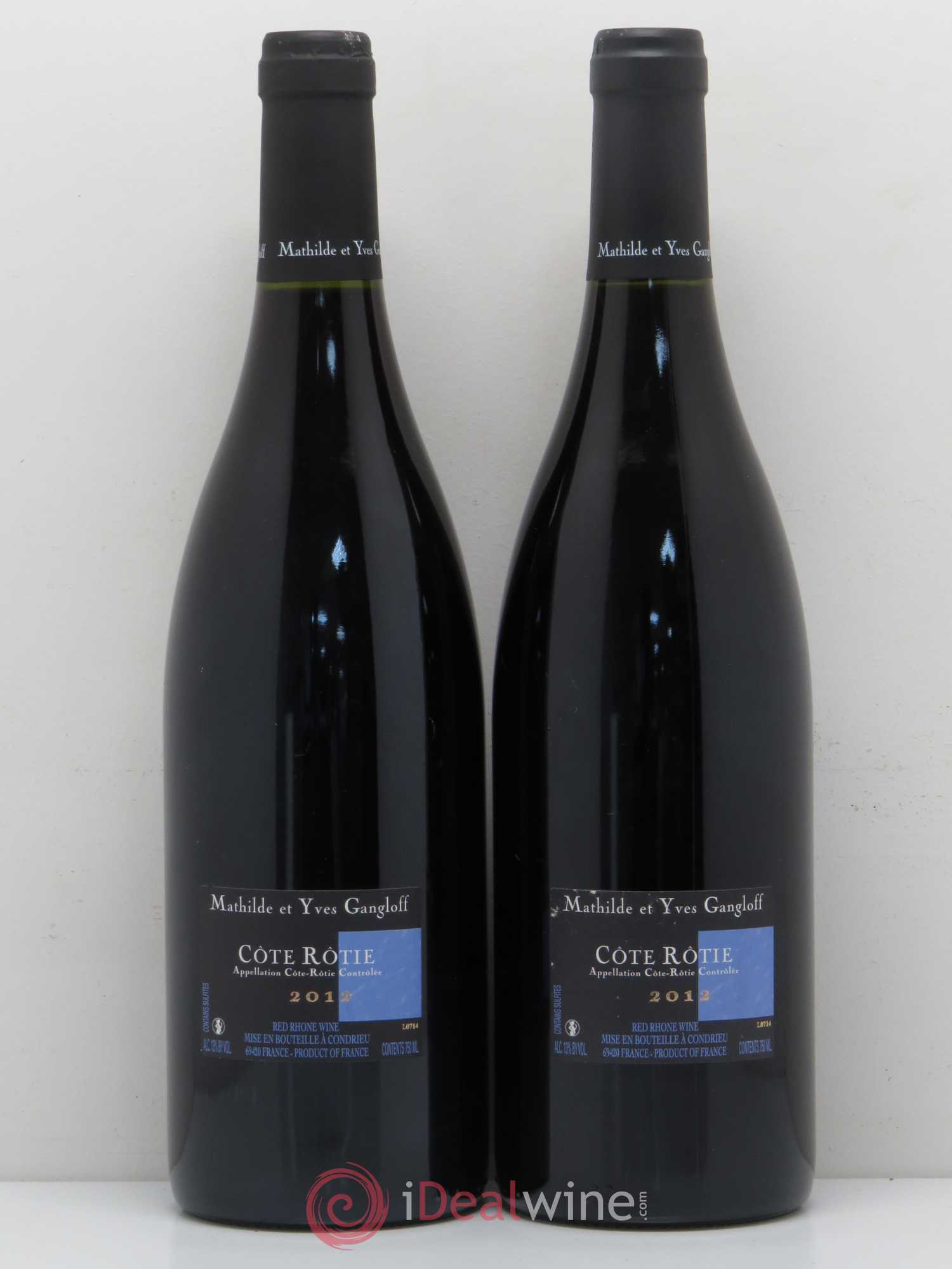 Côte-Rôtie La Barbarine Gangloff (Domaine) 2012 - Lot de 2 bouteilles - 1