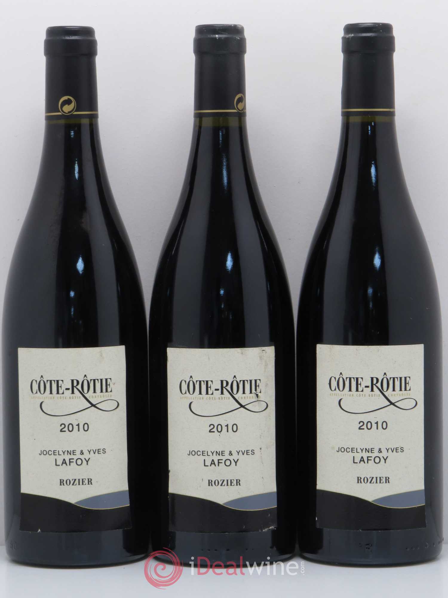 Côte-Rôtie Côte Rozier Domaine Jocelyne et Yves Lafoy 2010 - Posten von 6 Flaschen - 2