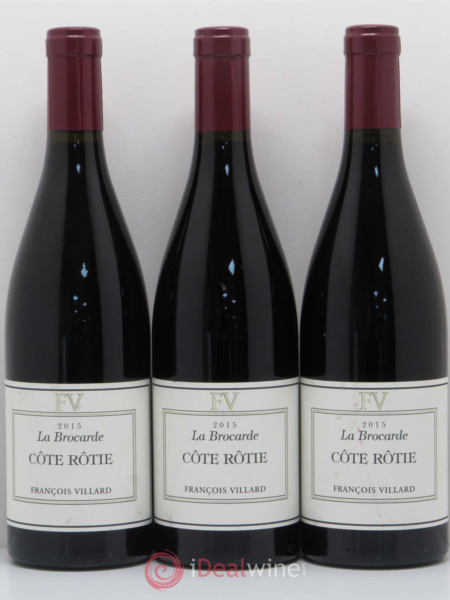 Côte-Rôtie La Brocarde François Villard 2015 - Lot de 3 bouteilles - 0