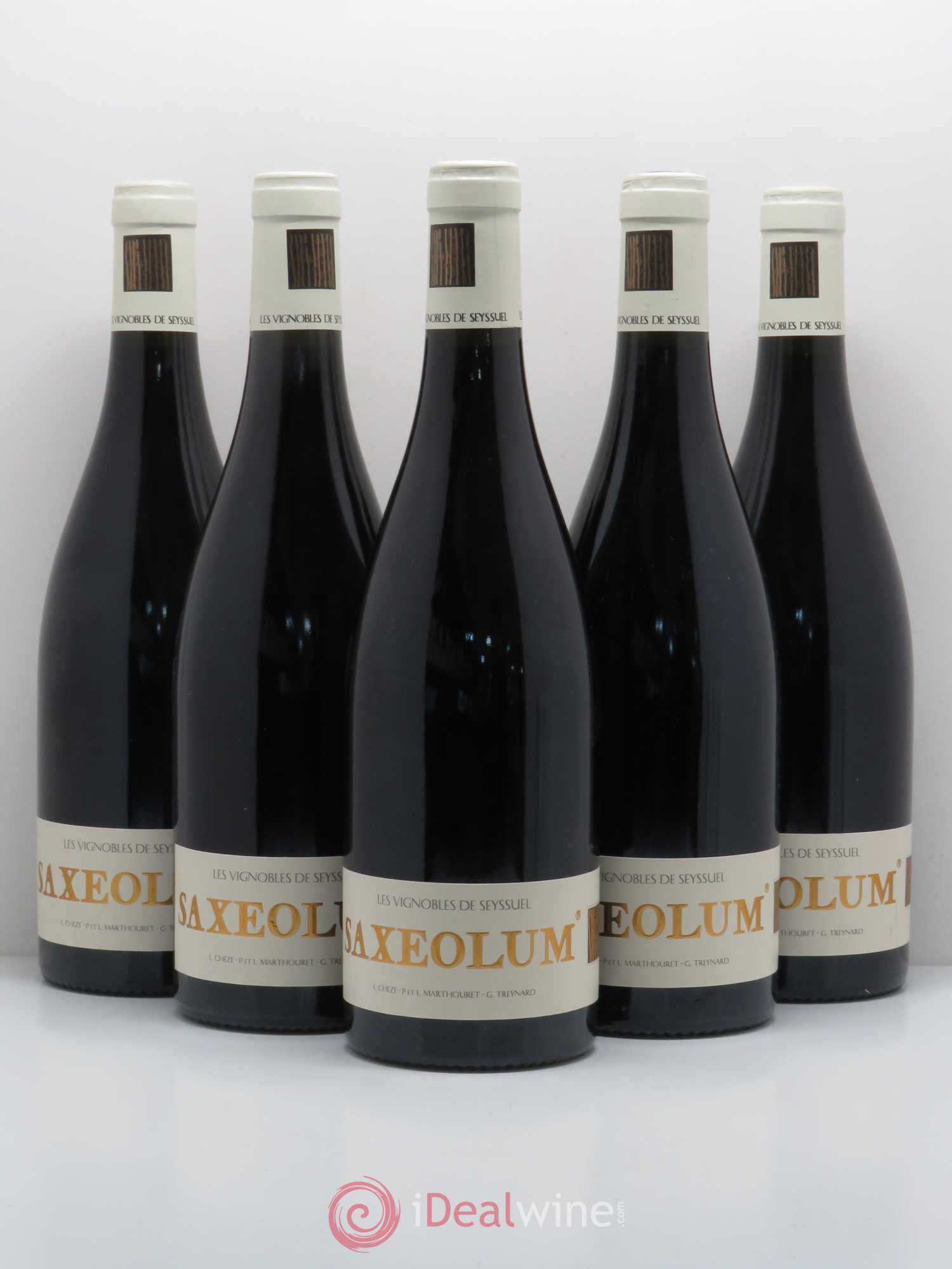 Côtes-du-Rhône Saxeolum Les Vignobles de Seyssuel Louis Cheze 2011 - Posten von 5 Flaschen - 0