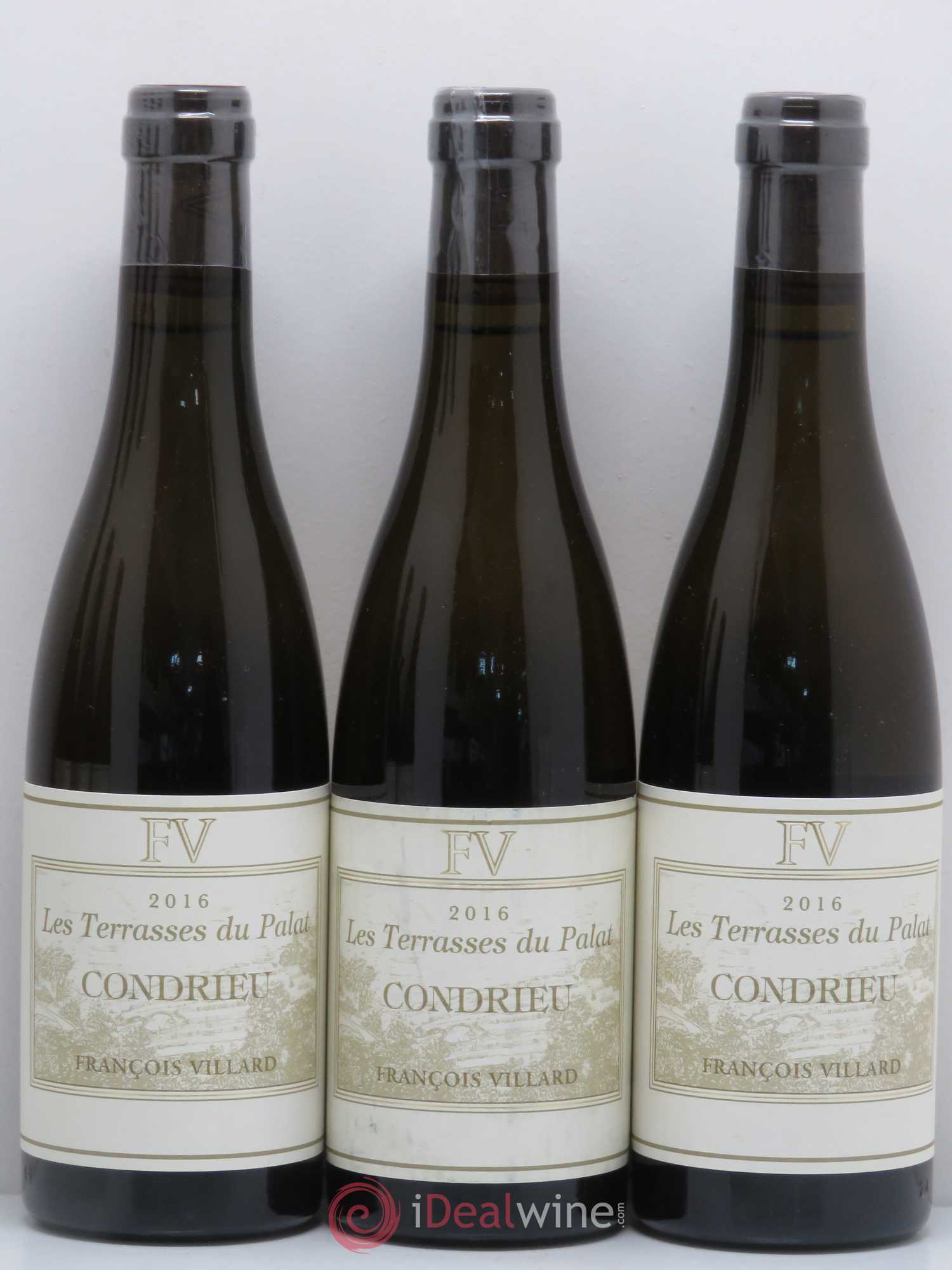 Condrieu Les Terrasses du Palat François Villard 2016 - Lot de 6 demi bouteilles - 1