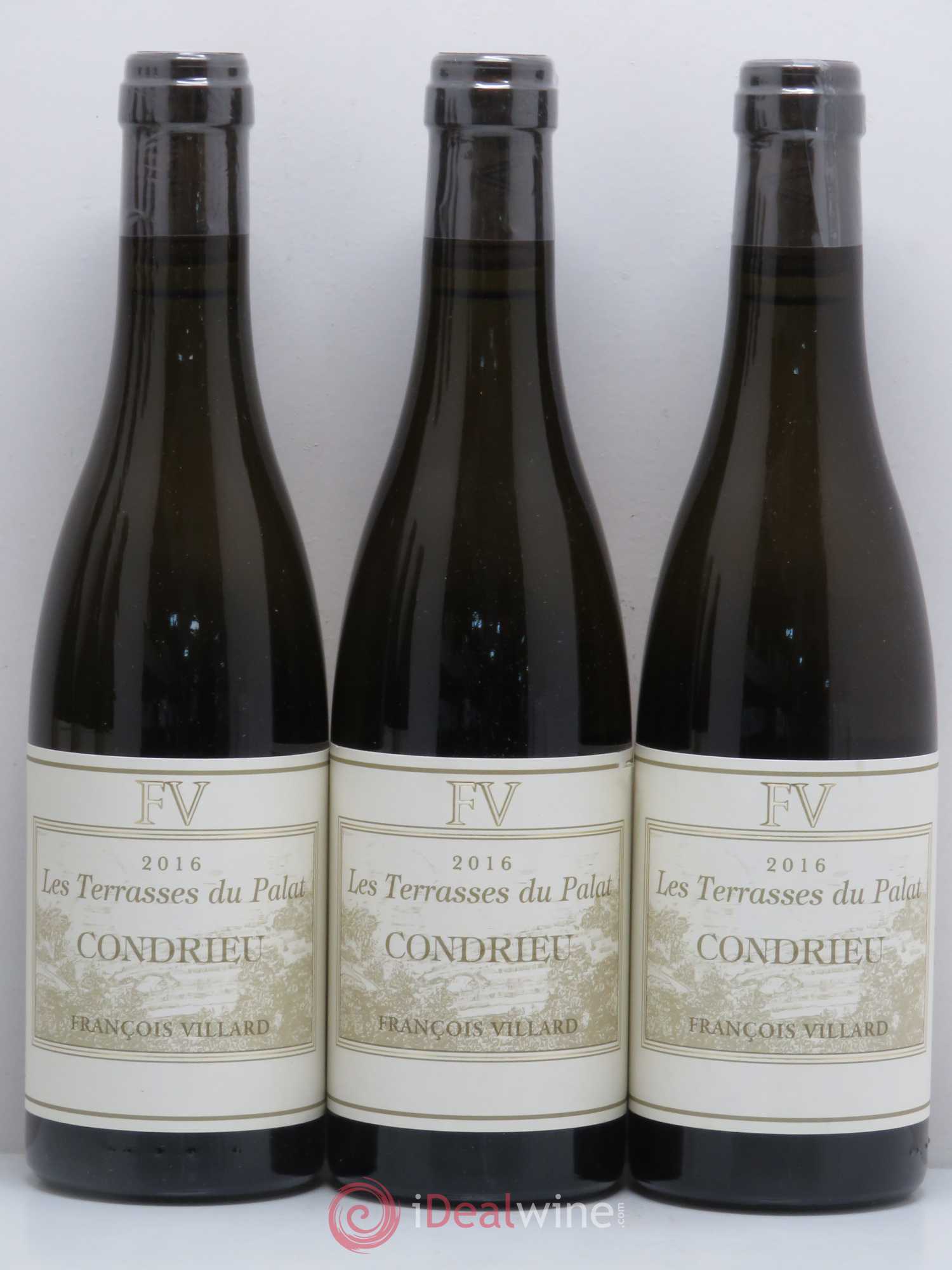 Condrieu Les Terrasses du Palat François Villard 2016 - Lot de 6 demi bouteilles - 1