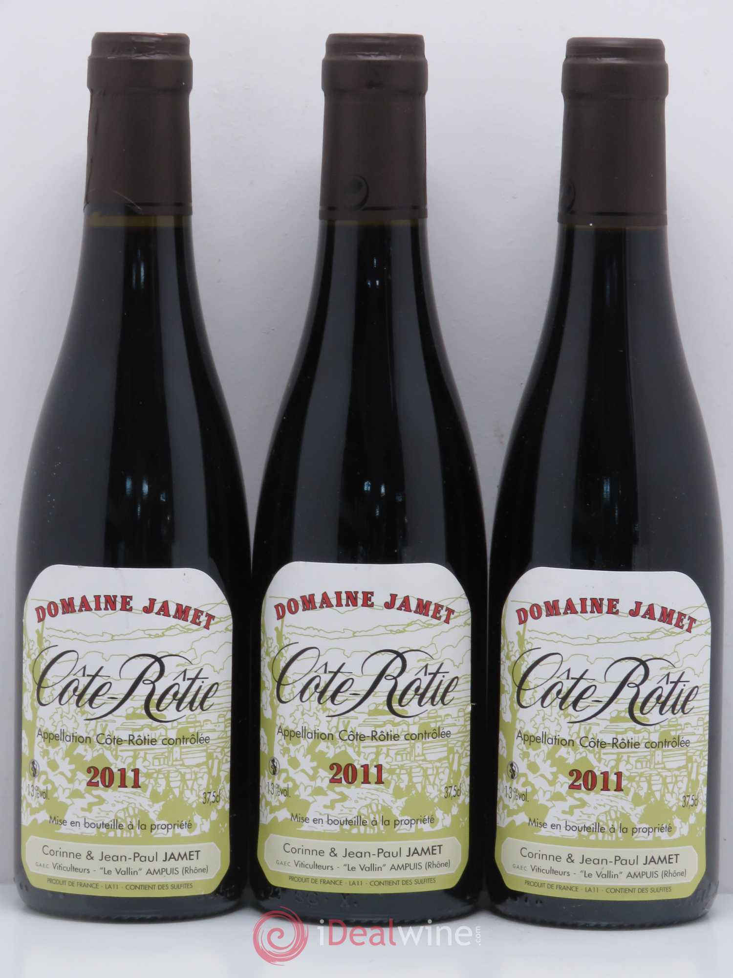 Côte-Rôtie Jamet (Domaine) 2011 - Lot de 6 demi bouteilles - 2