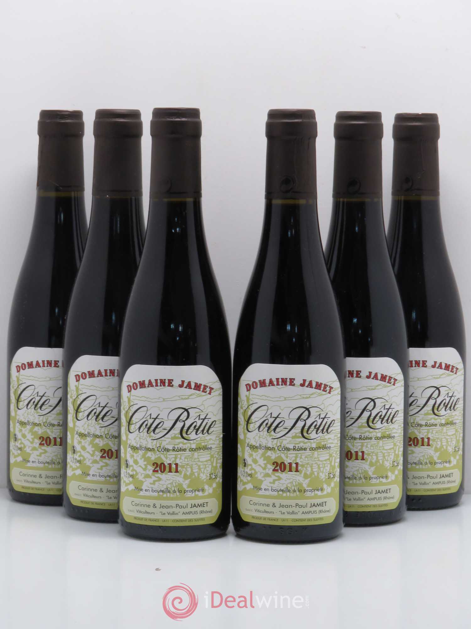 Côte-Rôtie Jamet (Domaine) 2011 - Lot de 6 demi bouteilles - 0
