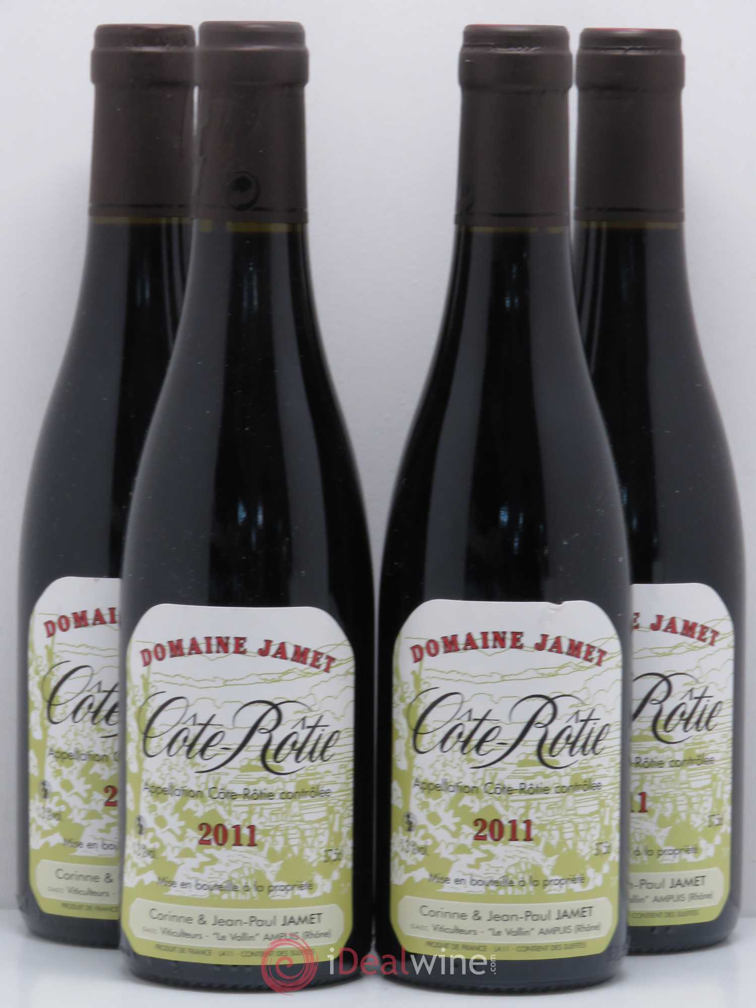 Côte-Rôtie Jamet (Domaine) 2011 - Lot de 4 demi bouteilles - 0