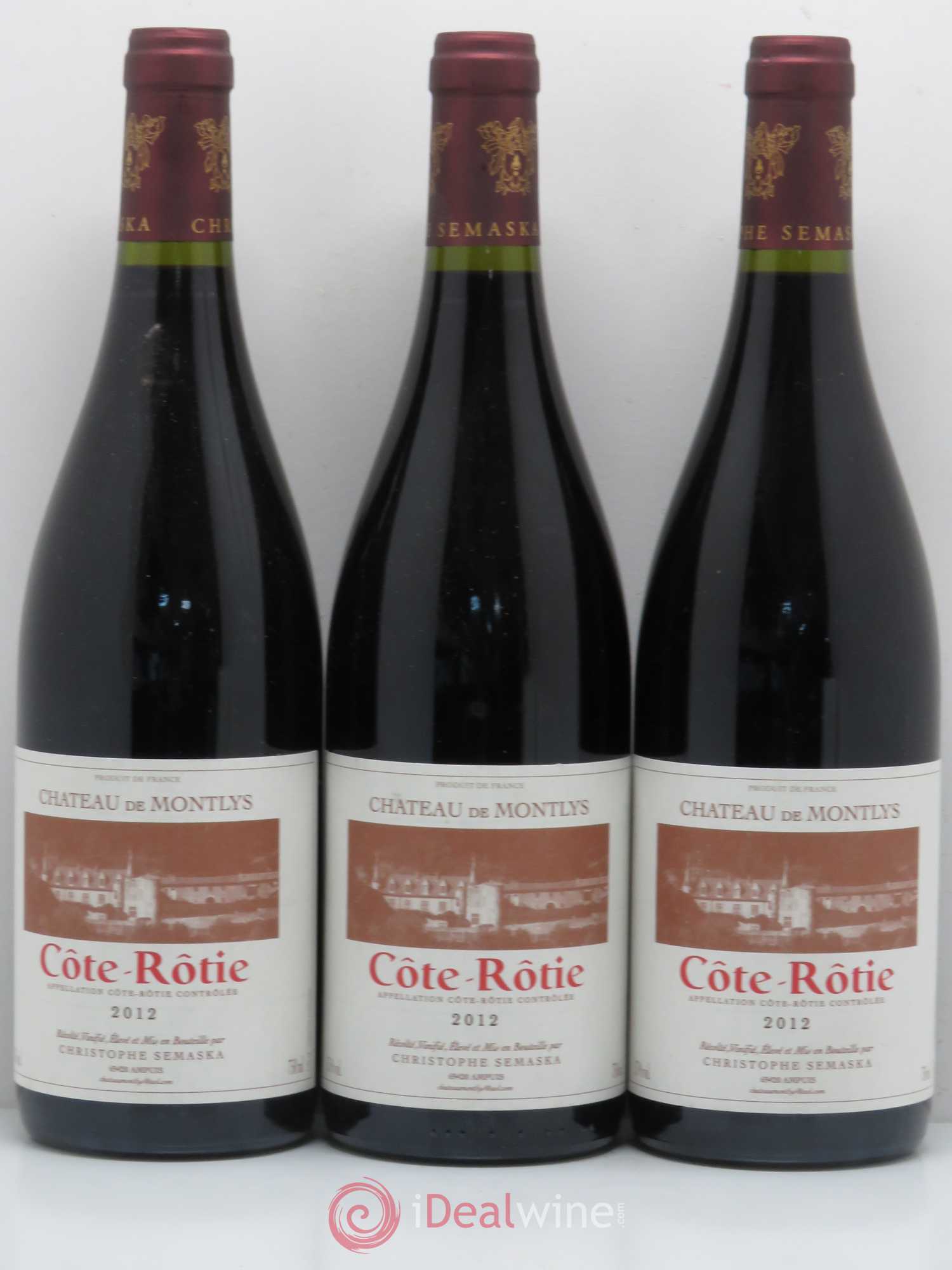 Côte-Rôtie Christophe Semaska Château de Montlys 2012 - Lot de 6 bouteilles - 2