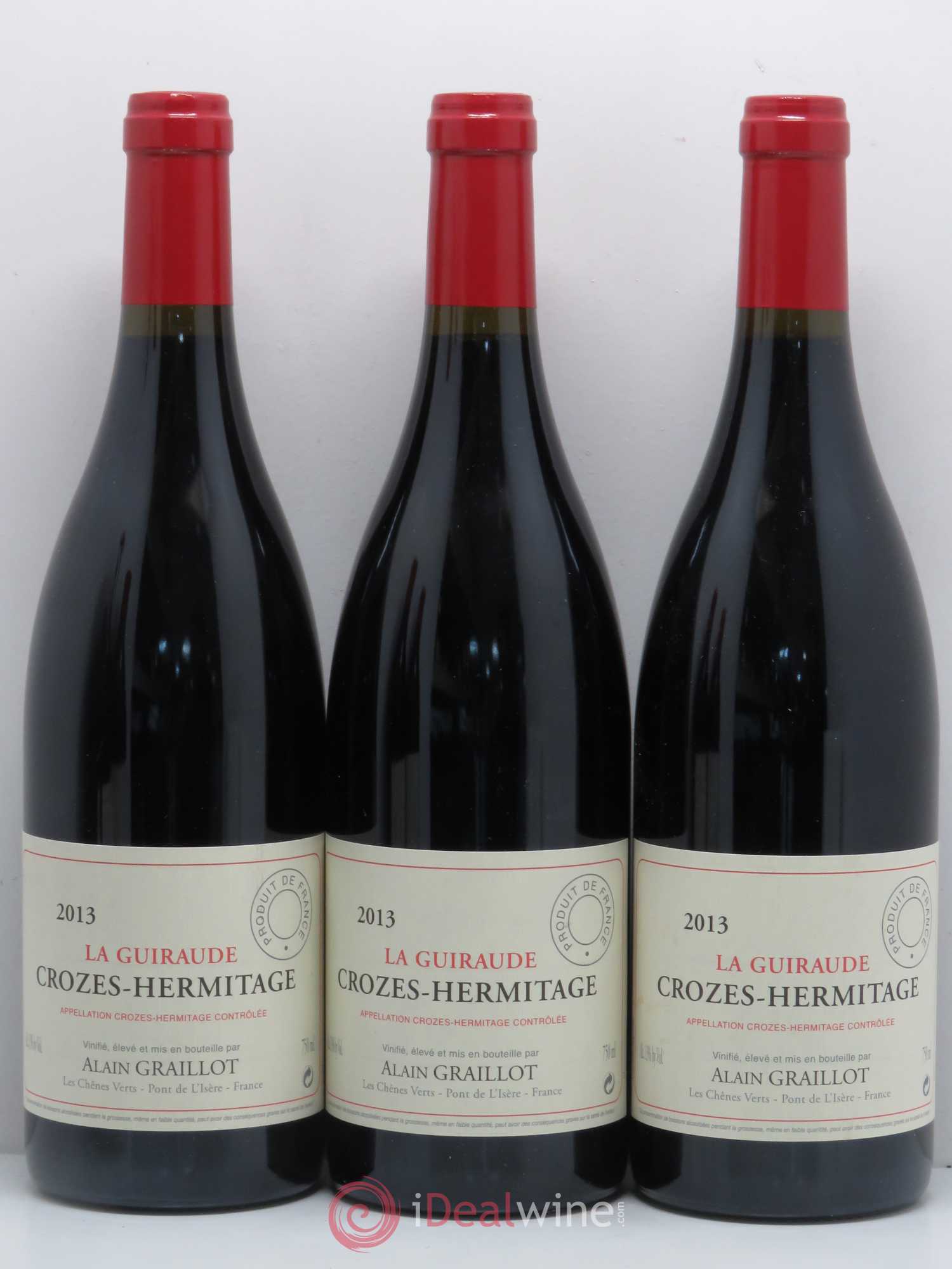 Crozes-Hermitage La Guiraude Domaine Graillot 2013 - Lot de 5 bouteilles - 1
