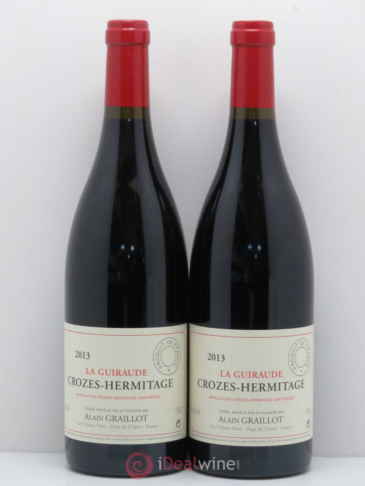 Crozes-Hermitage La Guiraude Domaine Graillot 2013 - Lot de 5 bouteilles - 2