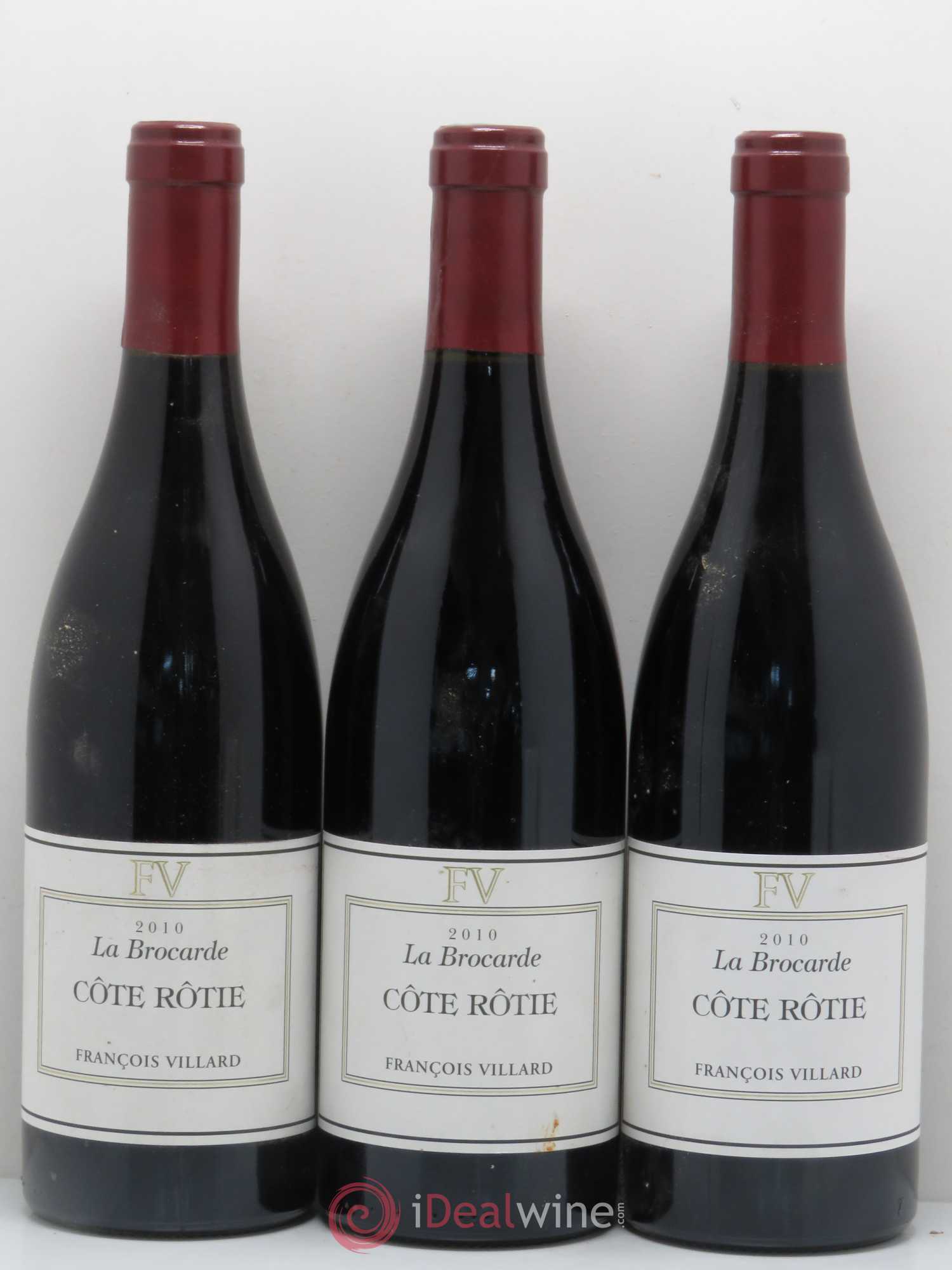 Côte-Rôtie La Brocarde François Villard 2010 - Lot de 3 bouteilles - 0